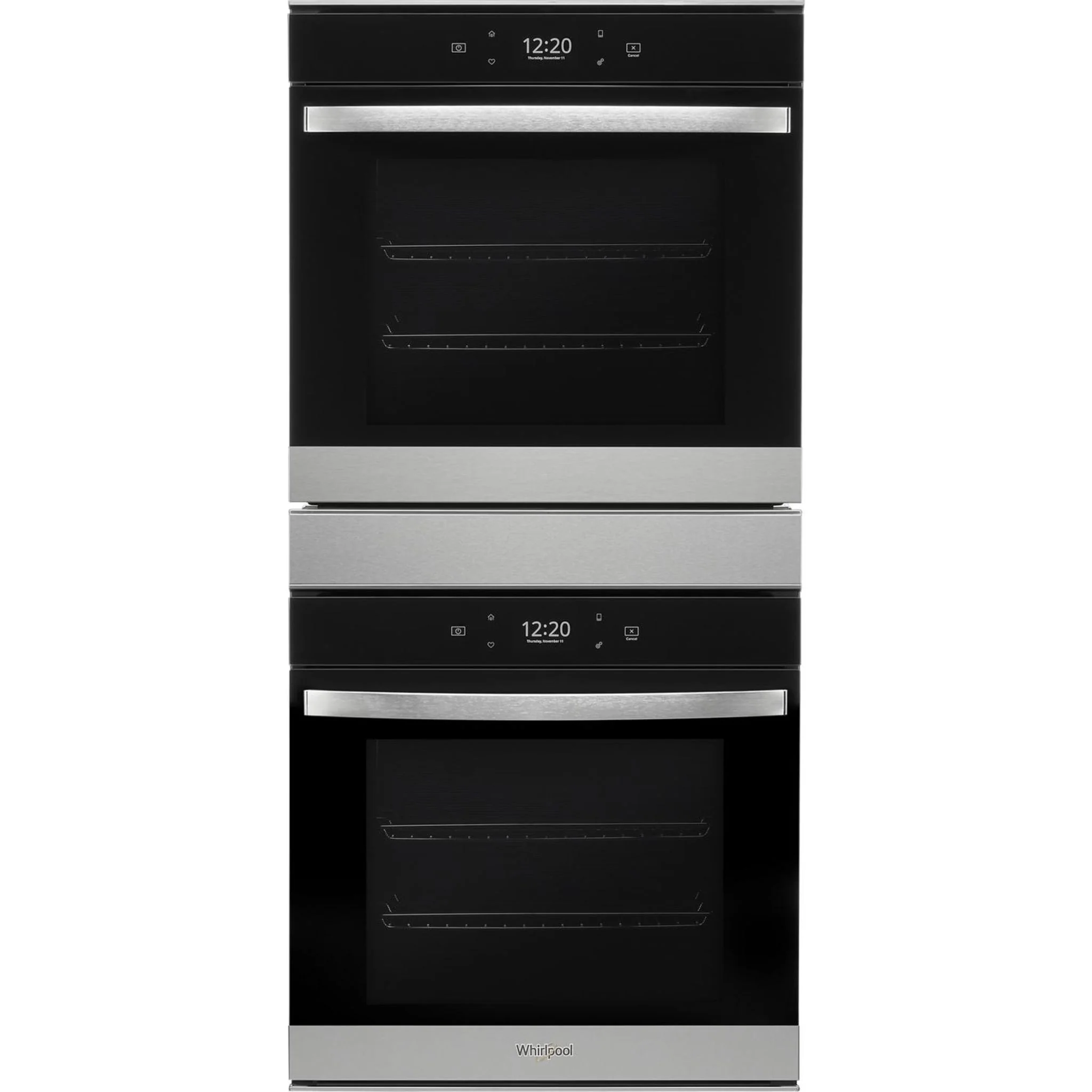 Whirlpool 5.8 Cu. Ft. 24 Inch Double Wall Oven with Convection -Fingerprint Resistant Stainless Steel (WOD52ES4MZ)
