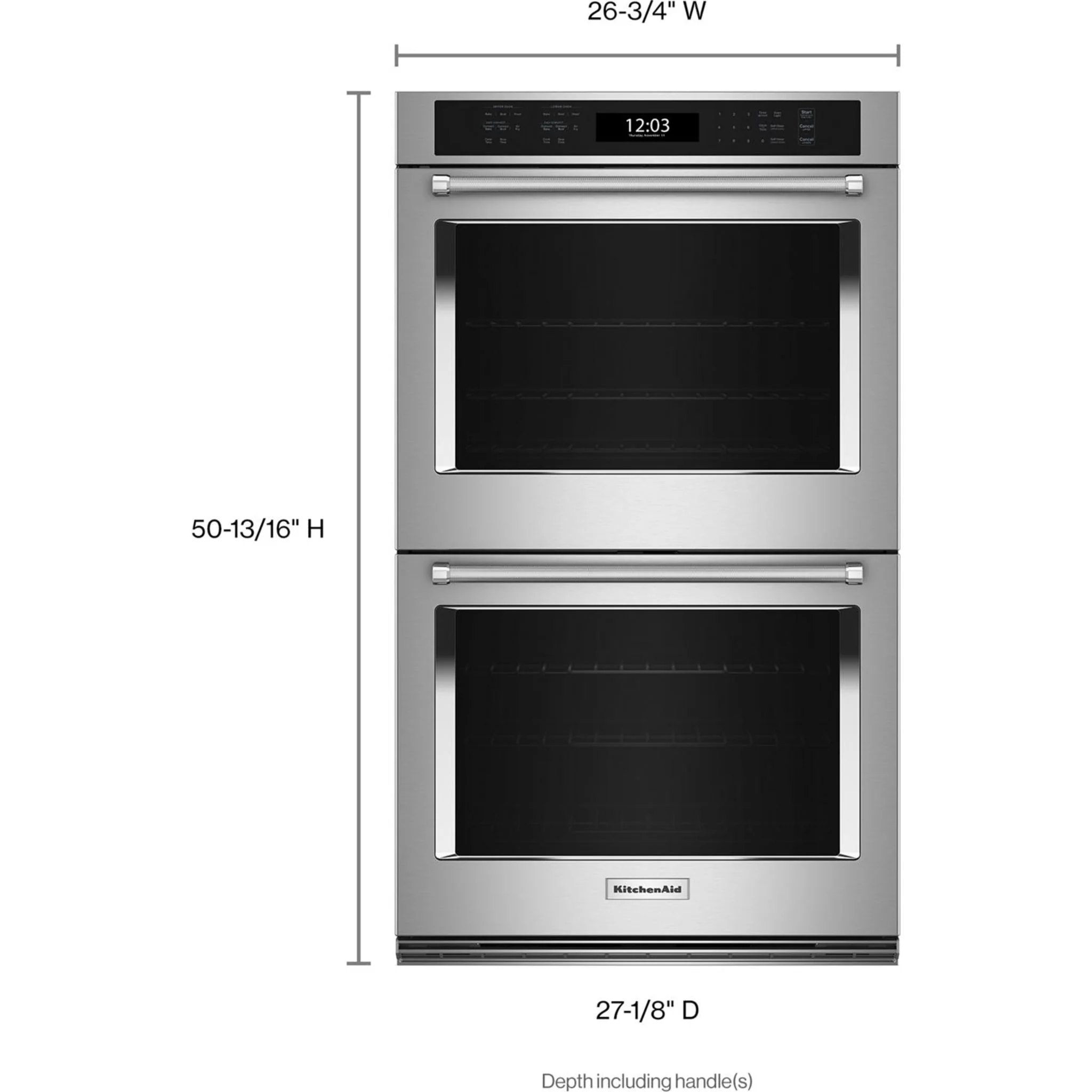 KitchenAid 27" Double Wall Oven with Air Fry Mode - Stainless Steel (KOED527PSS) - Image 5