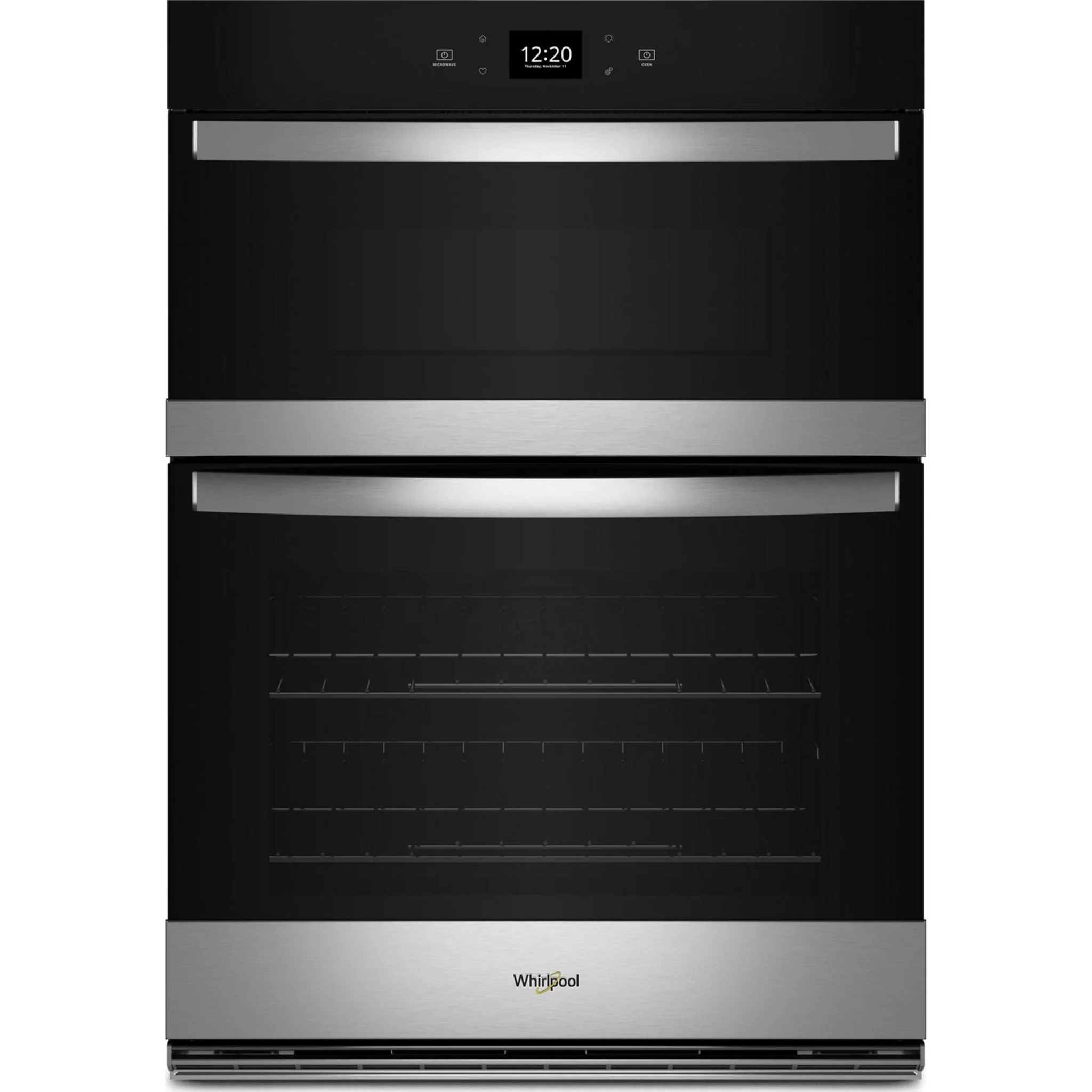 Whirlpool 5.7 Total Cu. Ft. Combo Wall Oven with Air Fry When Connected -Fingerprint Resistant Stainless Steel (WOEC5027LZ)