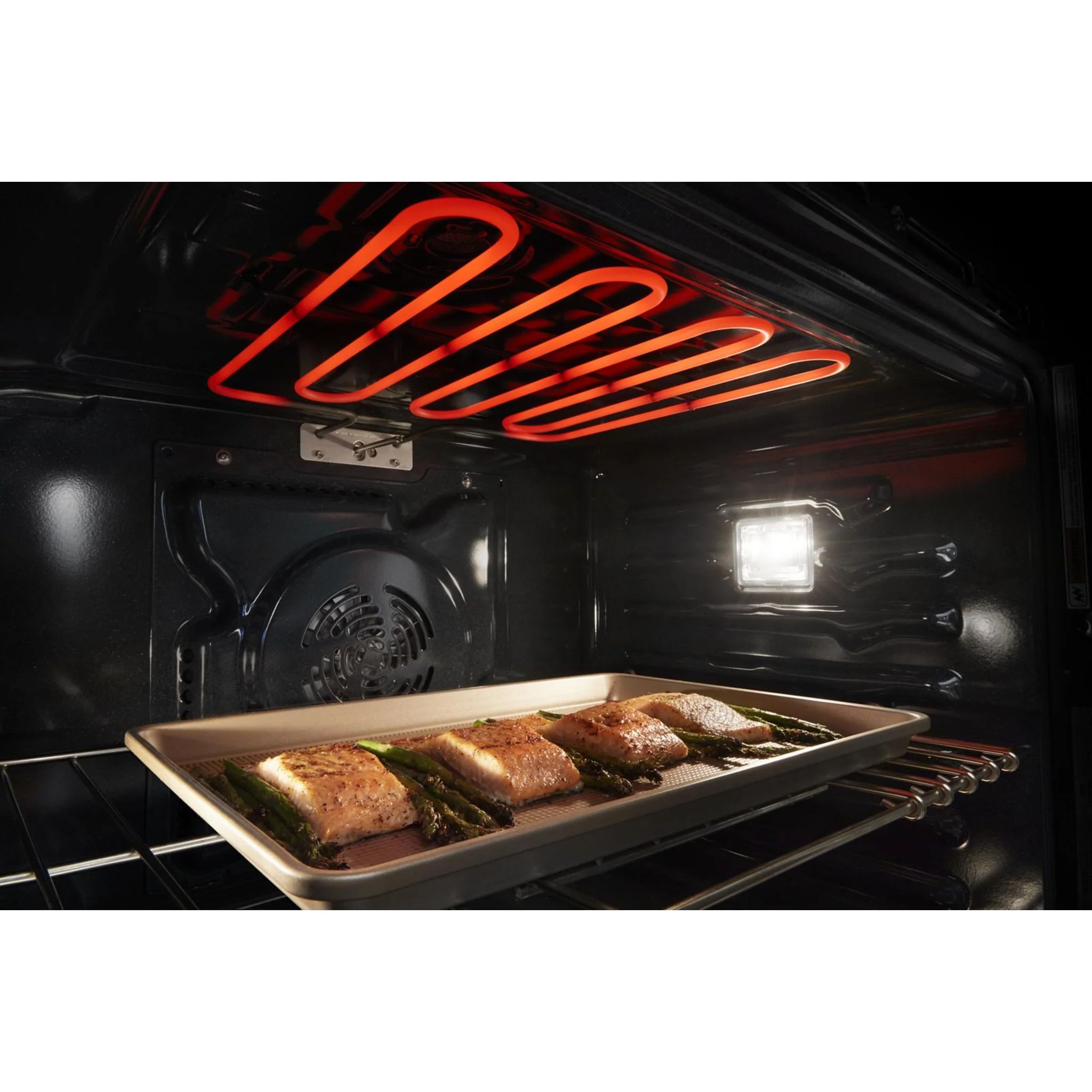 Maytag 27-inch Single Wall Oven with Air Fry and Basket - 4.3 cu. ft. -Fingerprint Resistant Stainless Steel (MOES6027LZ) - Image 4