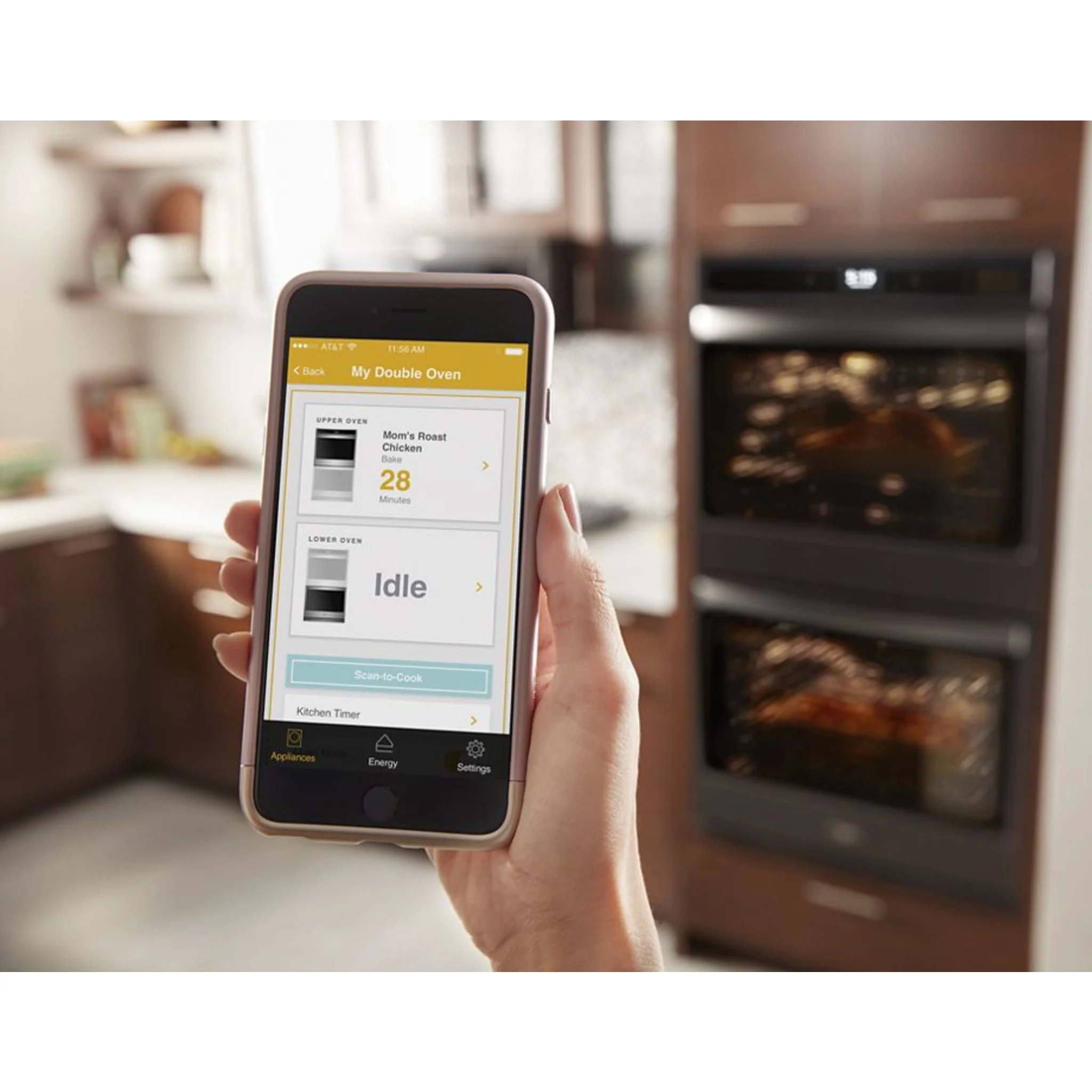 Whirlpool 4.3 Cu. Ft. Single Smart Wall Oven with Air Fry -Fingerprint Resistant Stainless Steel (WOES7027PZ) - Image 8