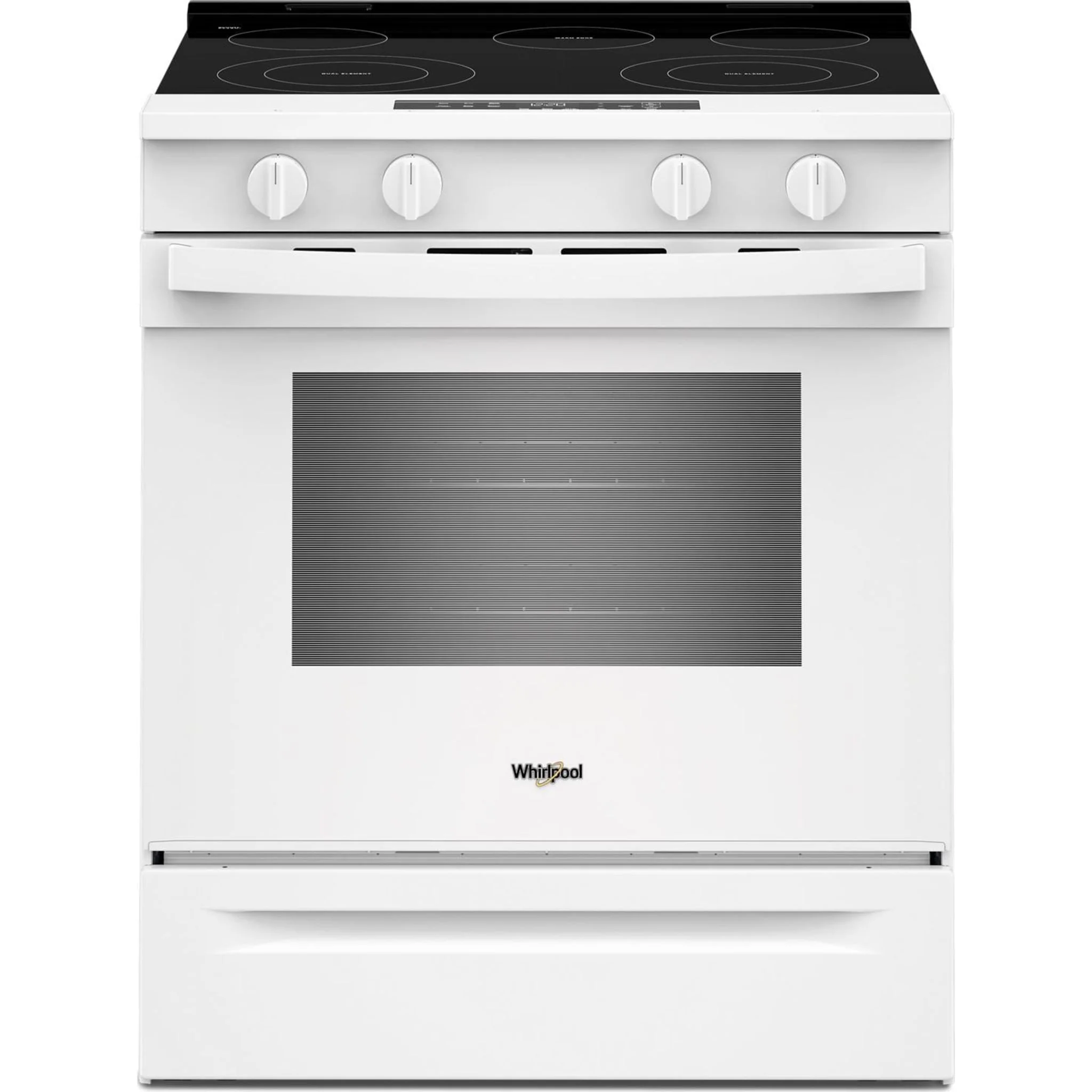 Whirlpool 30-inch Electric Smart Range with No Preheat Mode and Steam Clean - White (YWSES3330TW)