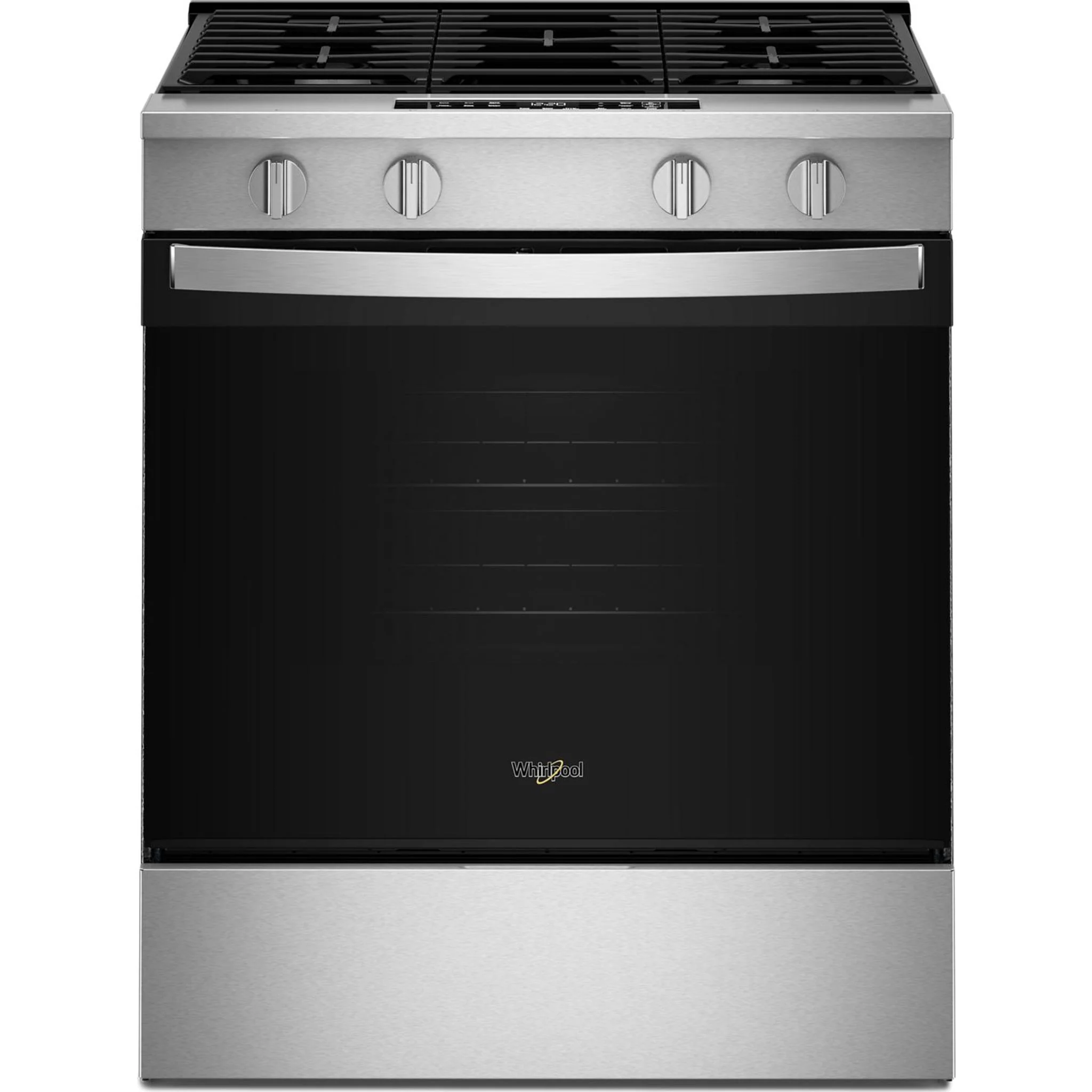 Whirlpool 30-inch Gas Smart Range with No Preheat Mode and Steam Clean - Stainless Steel (WSGS3330TS)