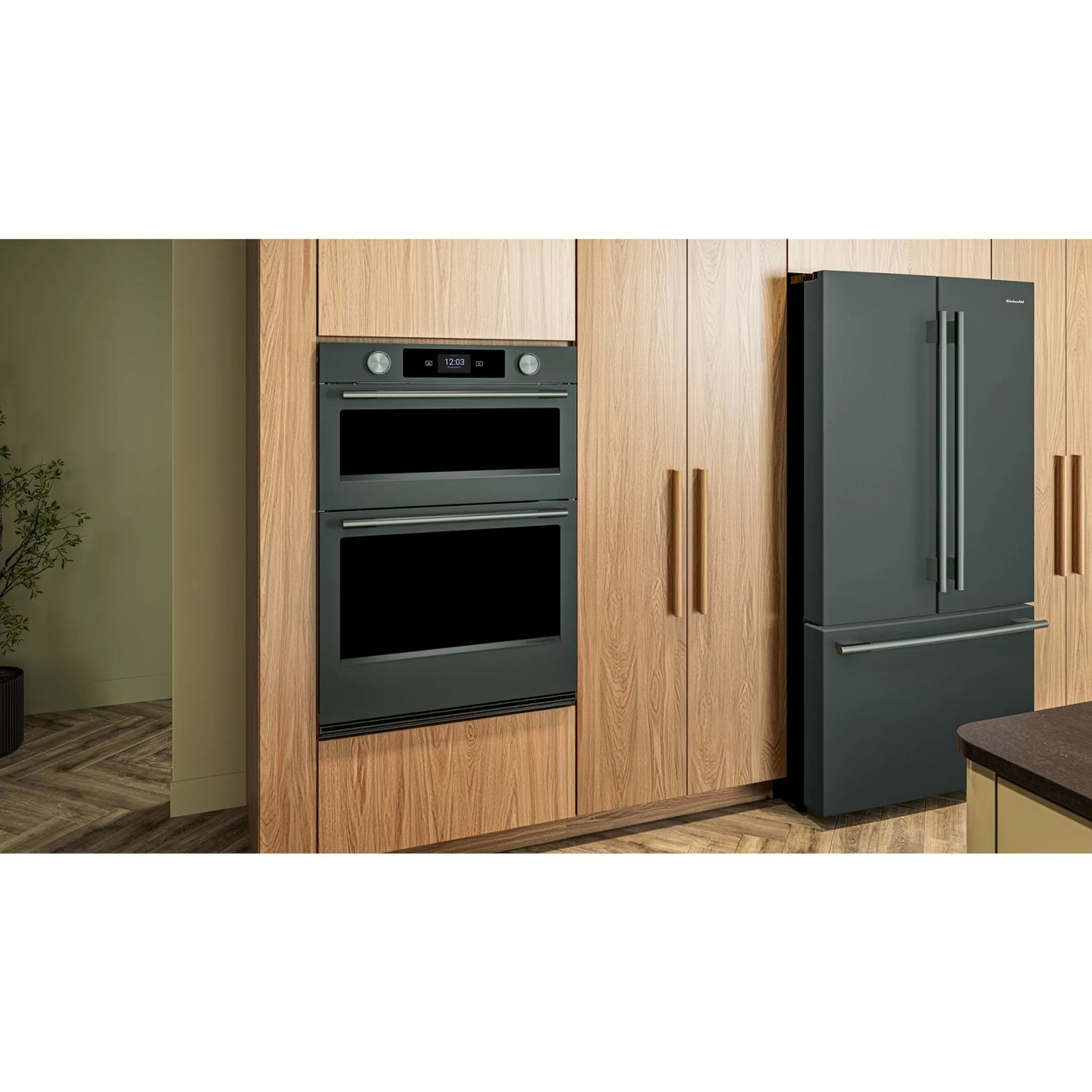 KitchenAid 30" Microwave/Wall Oven (KOEC930SJP) - Juniper - Image 3
