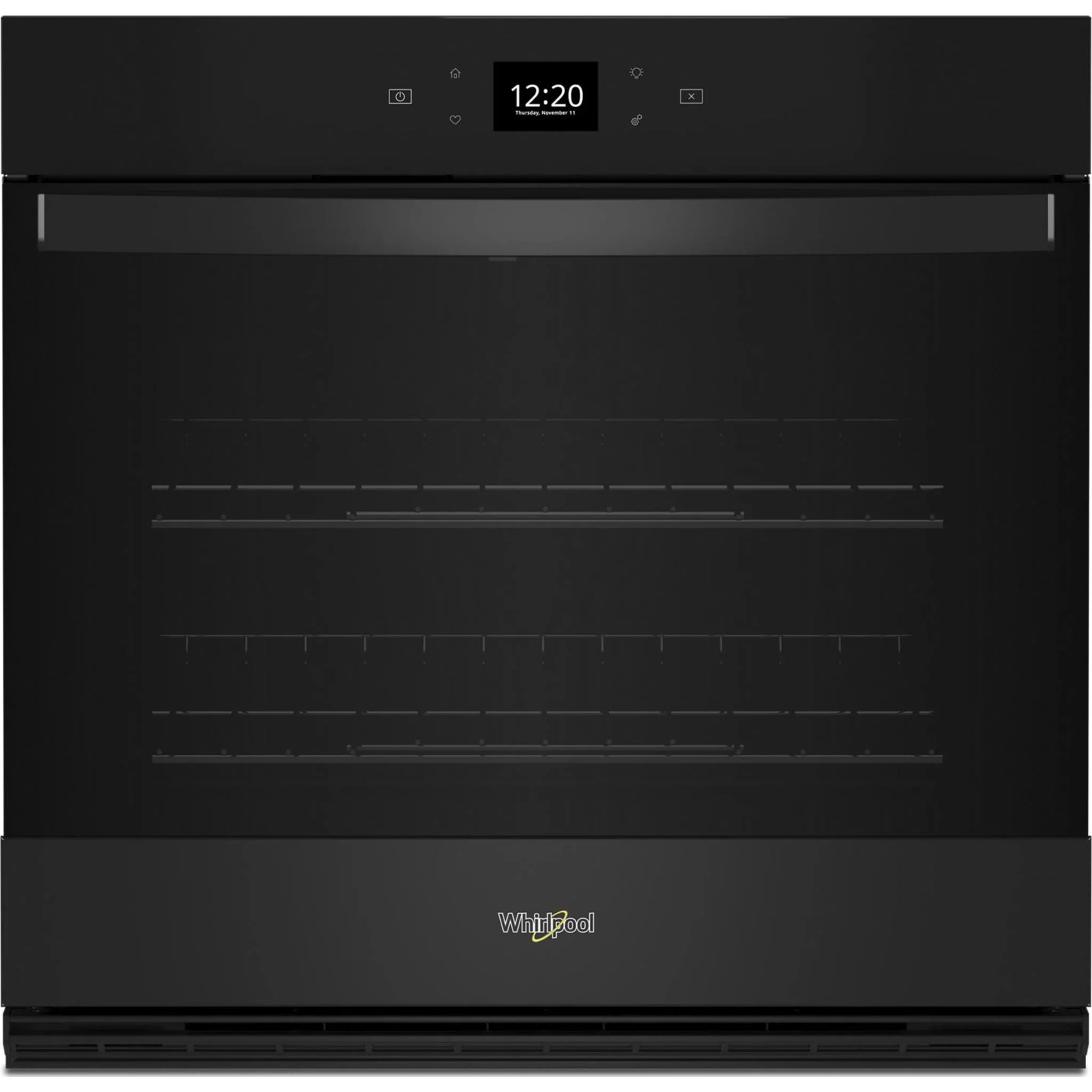 Whirlpool 5.0 Cu. Ft. Single Wall Oven with Air Fry When Connected -Black (WOES5030LB)