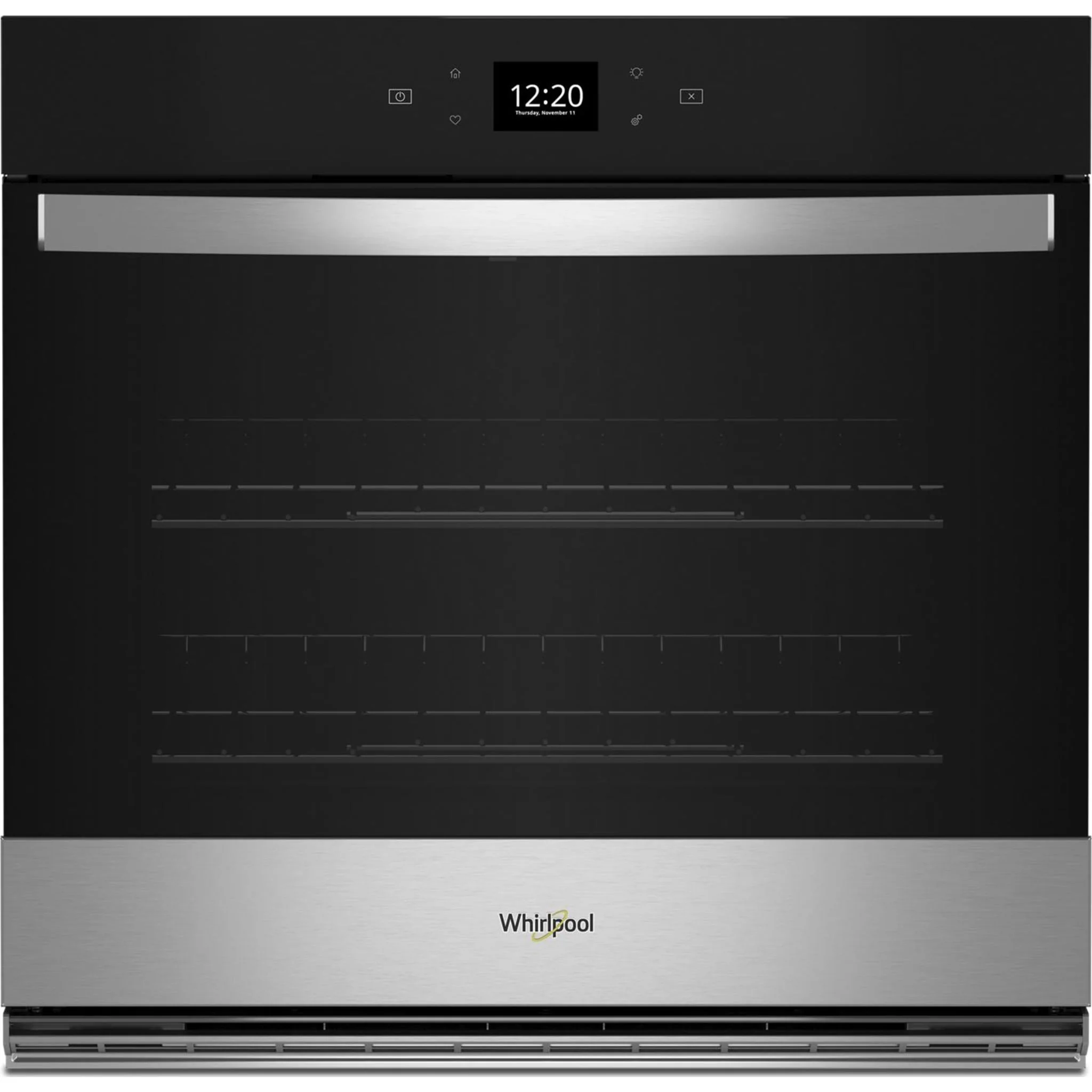 Whirlpool 5.0 Cu. Ft. Single Wall Oven with Air Fry When Connected -Fingerprint Resistant Stainless Steel (WOES5030LZ)