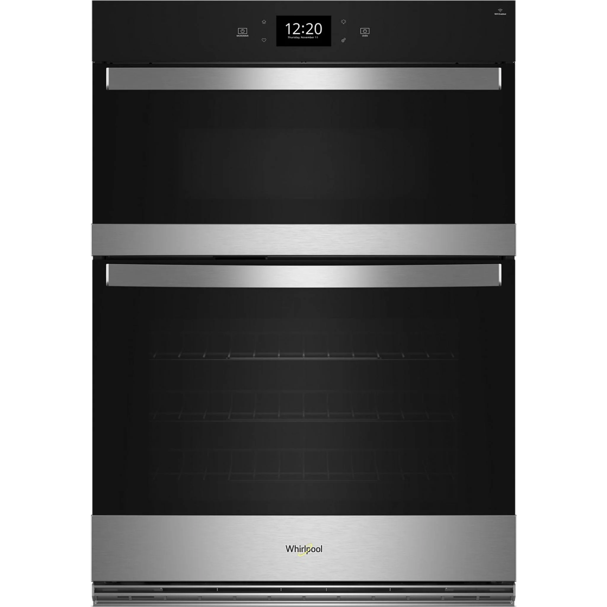 Whirlpool 6.4 Cu. Ft. Wall Oven Microwave Combo with Air Fry -Fingerprint Resistant Stainless Steel (WOEC7030PZ)