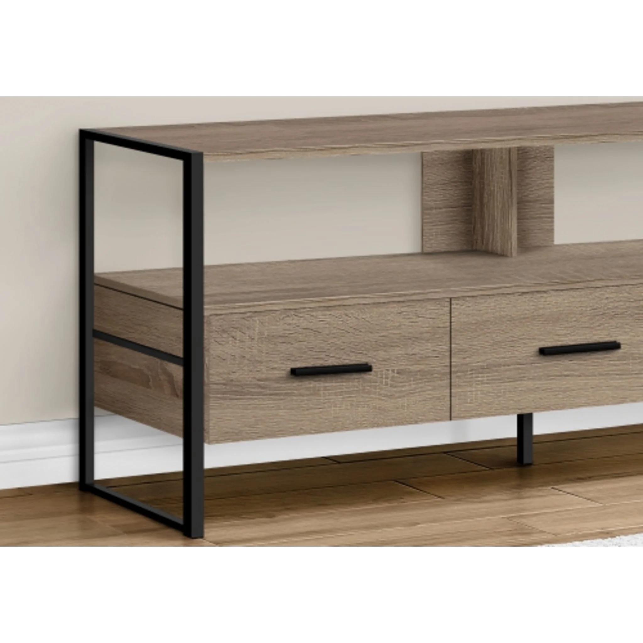 48" TV Stand - Dark Taupe - Image 3