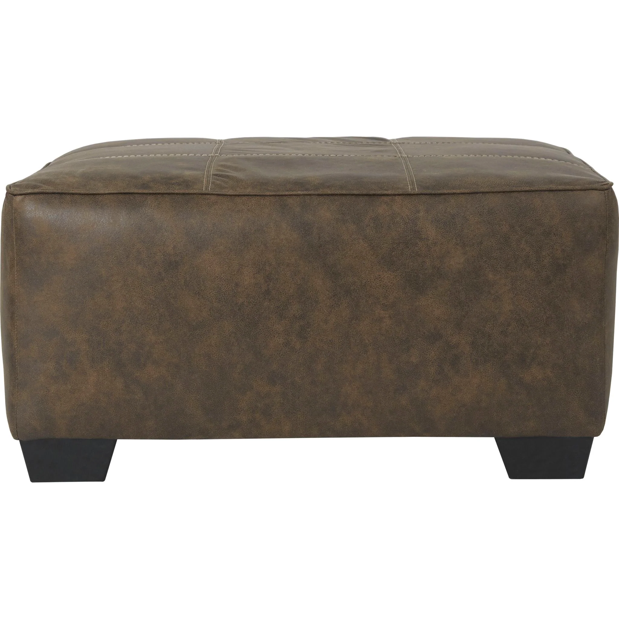Abalone Oversized Accent Ottoman - Chocolate - Image 4