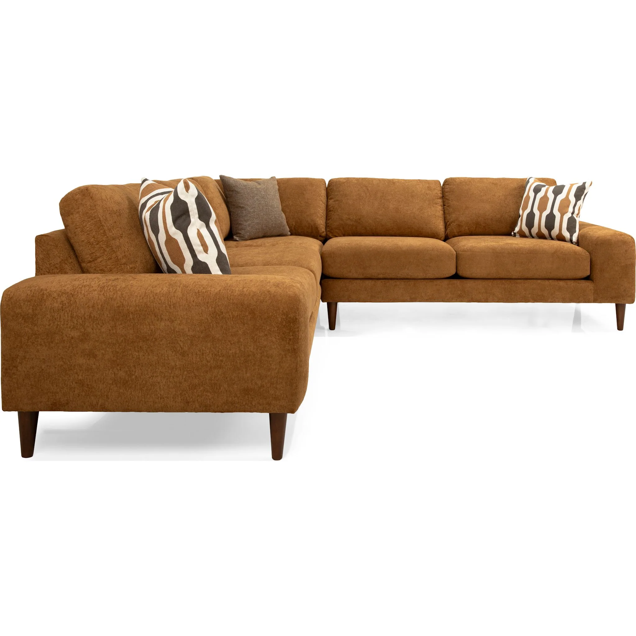 Abby 3 Piece Sectional - Zodiac Umber - Image 2