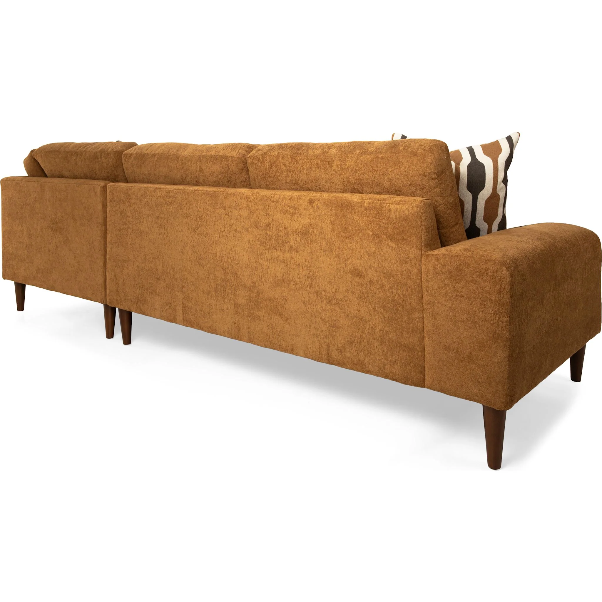 Abby 3 Piece Sectional - Zodiac Umber - Image 3
