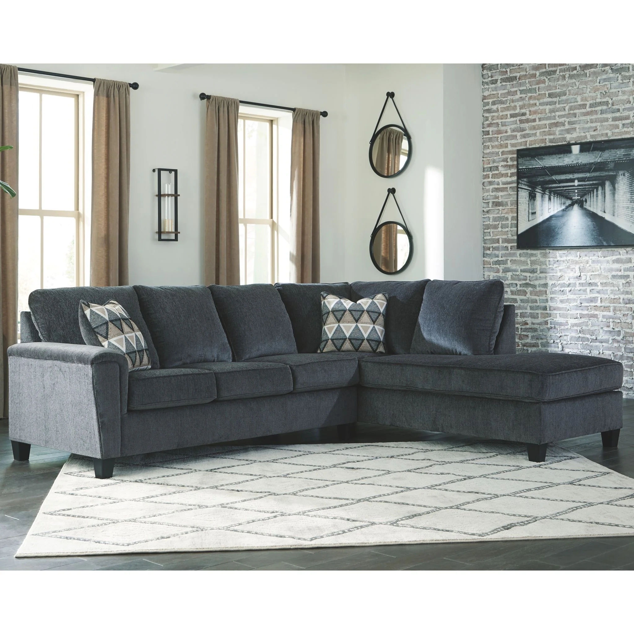 Abinger 2 Piece Sleeper Sectional with Chaise - Image 4