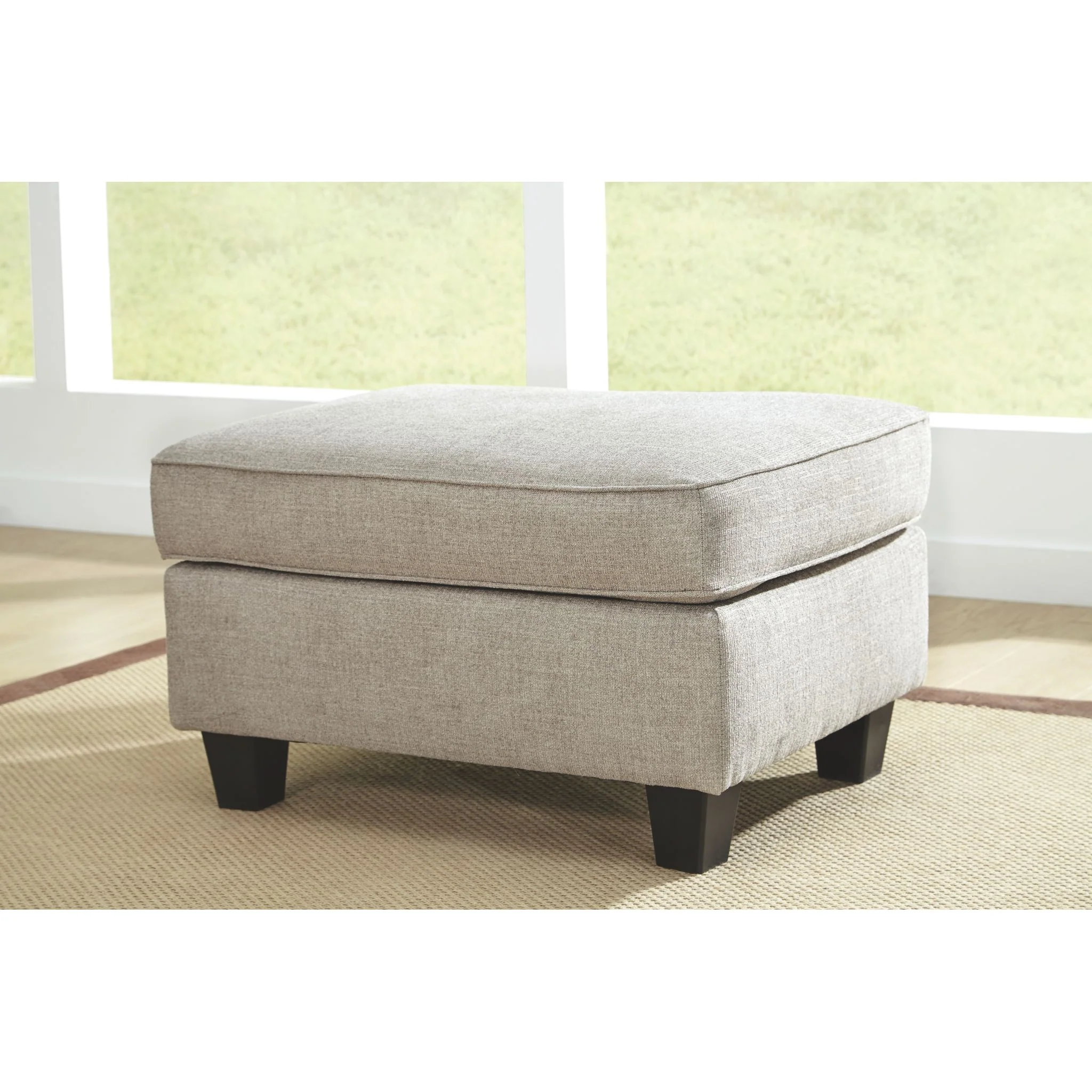 Abney Ottoman - Driftwood - Image 3