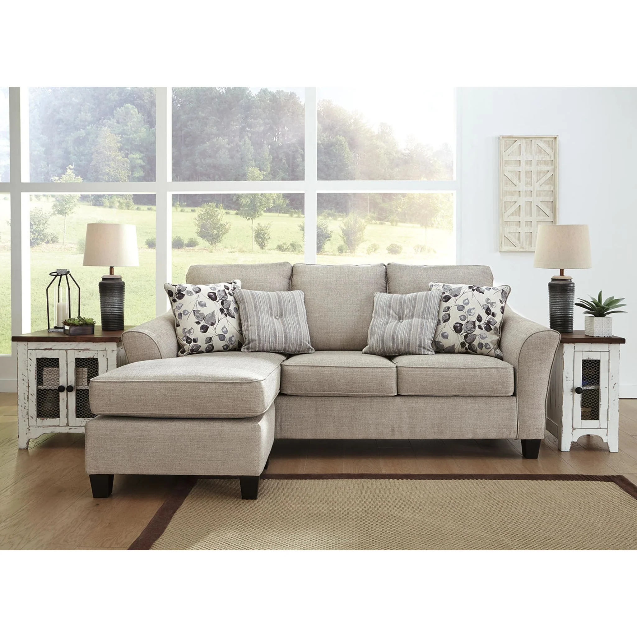 Abney Sofa Chaise - Driftwood - Image 2