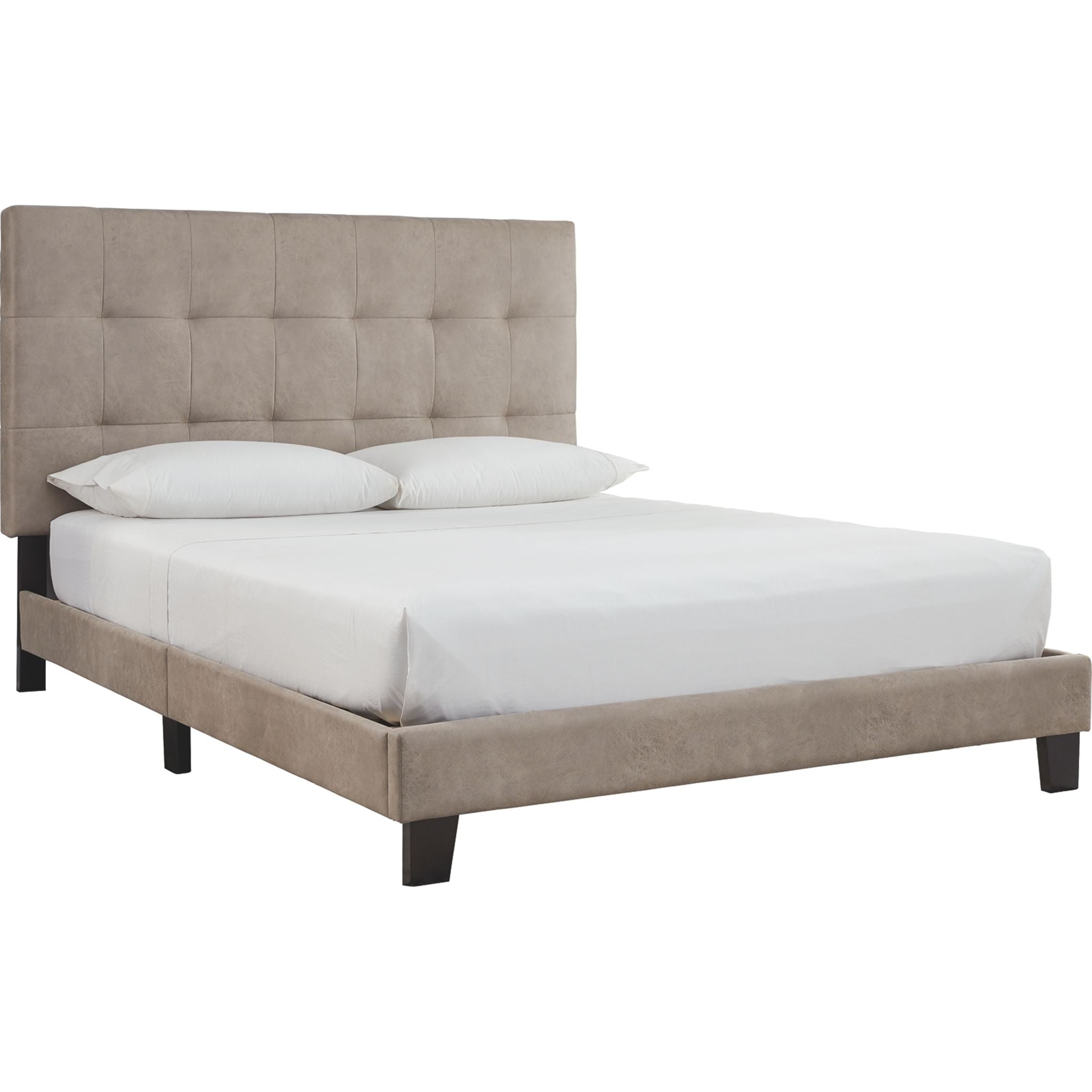 Adelloni Upholstered Bed - Light Brown - Image 8