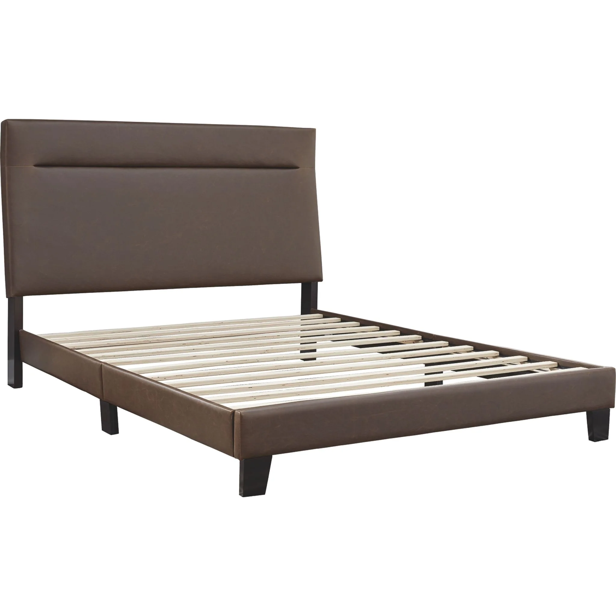 Adelloni Upholstered Platform Bed - Brown - Image 15