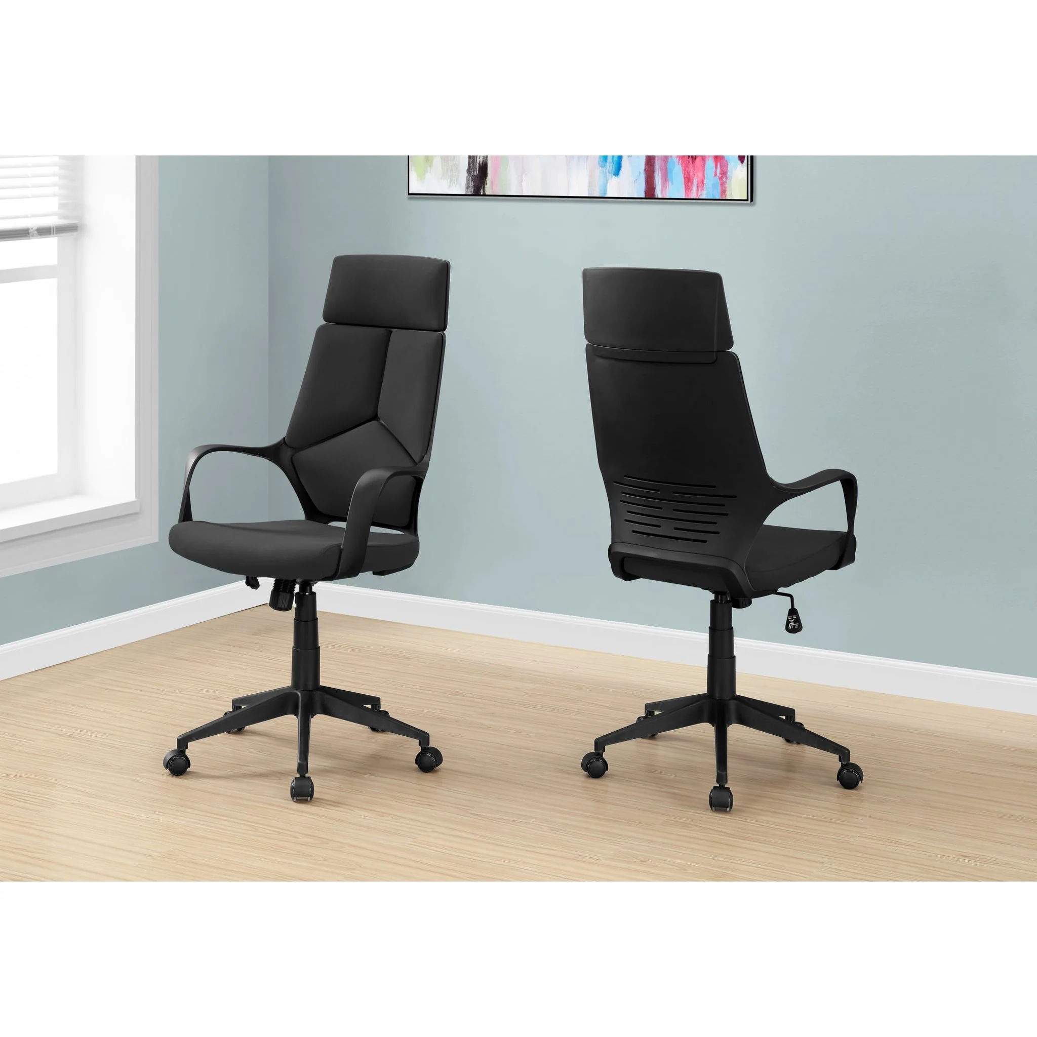 Adjustable Office Chair - Black - Image 2
