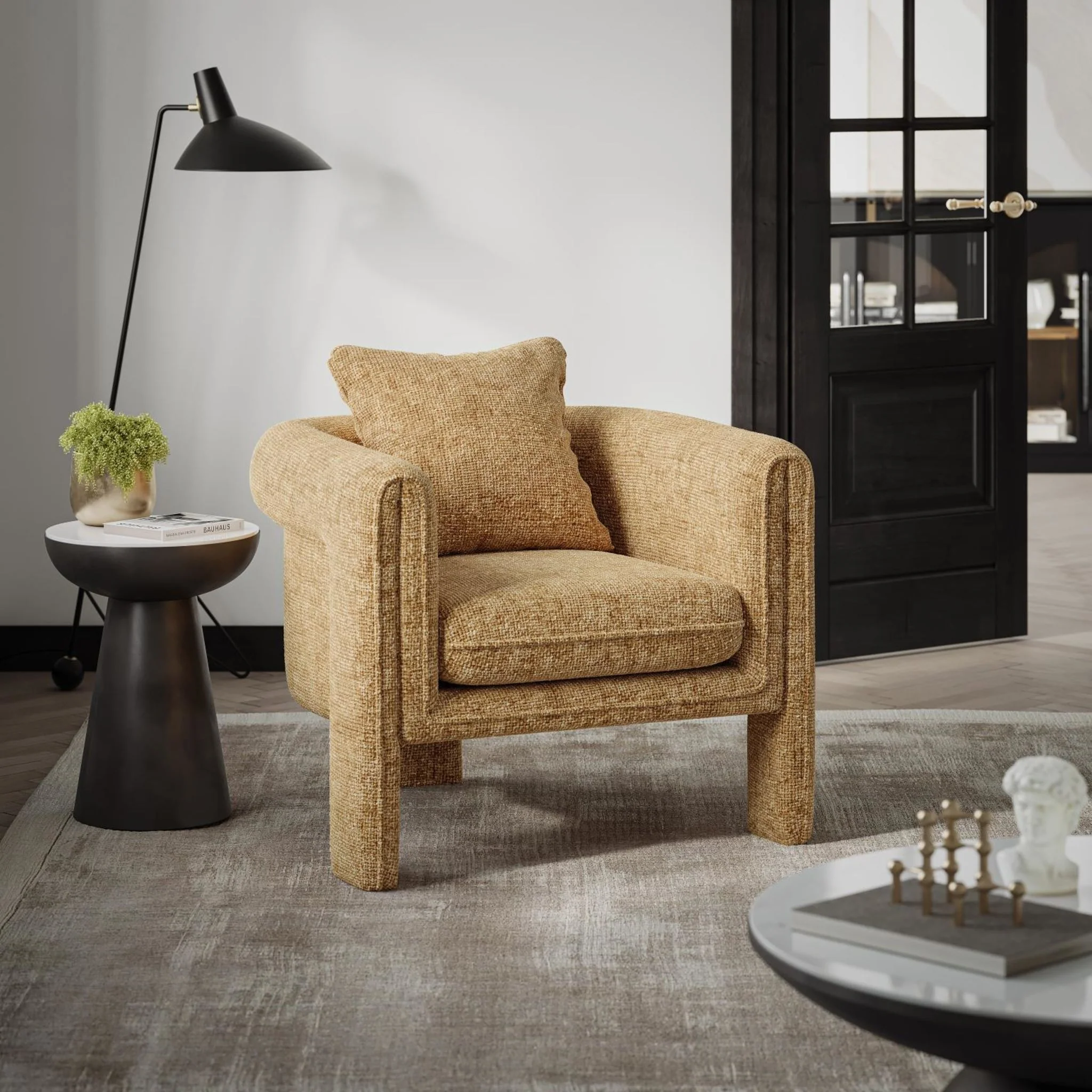 Adley Accent Chair - Amber - Image 2