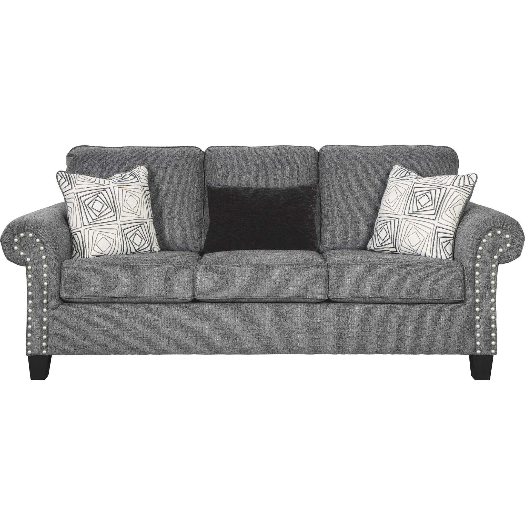 Agleno Sofa - Charcoal