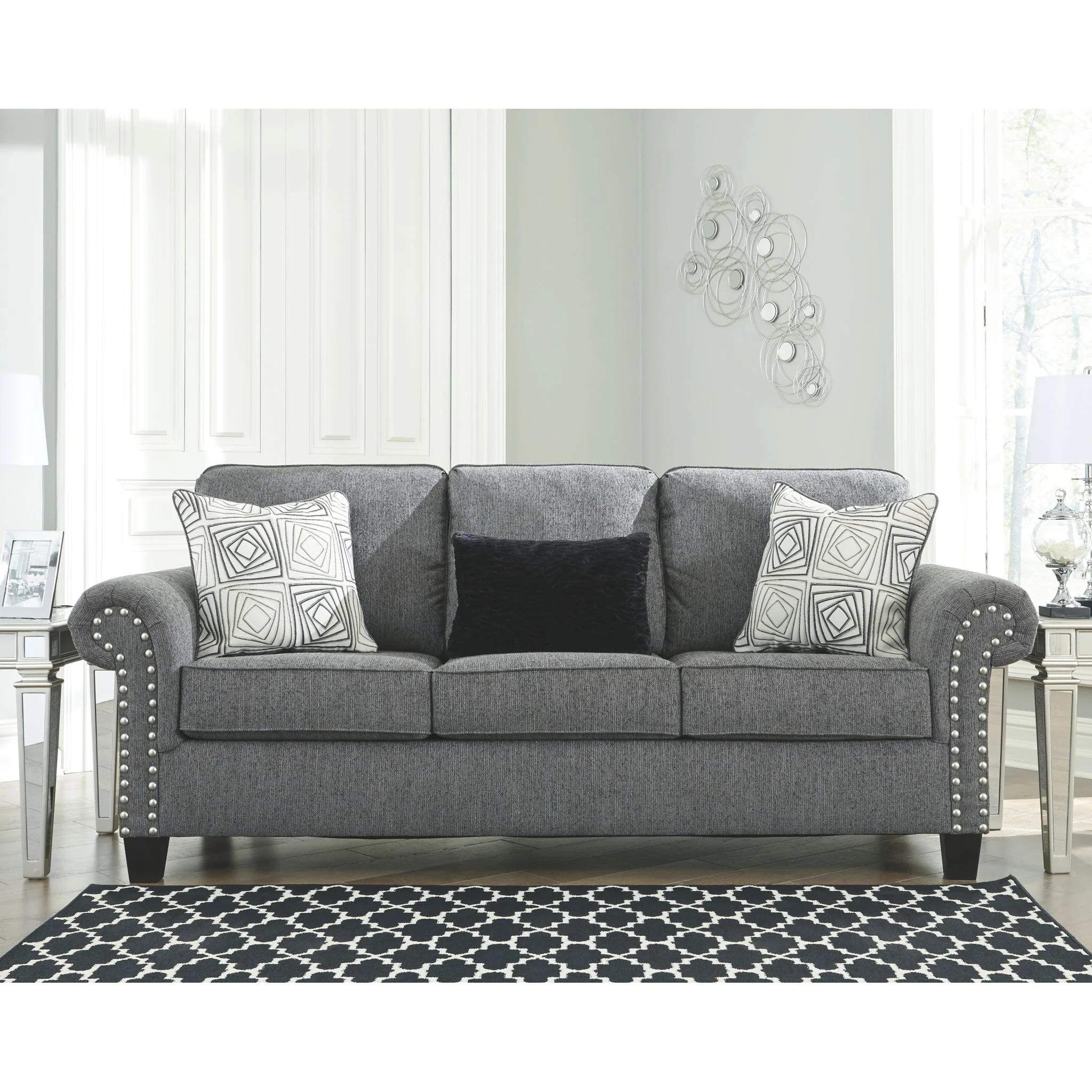 Agleno Sofa - Charcoal - Image 2