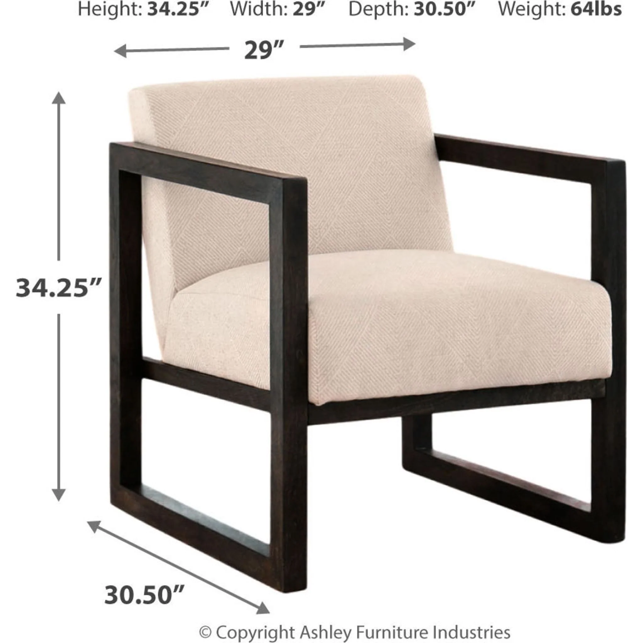 Alarick Accent Chair - Cream - Image 4