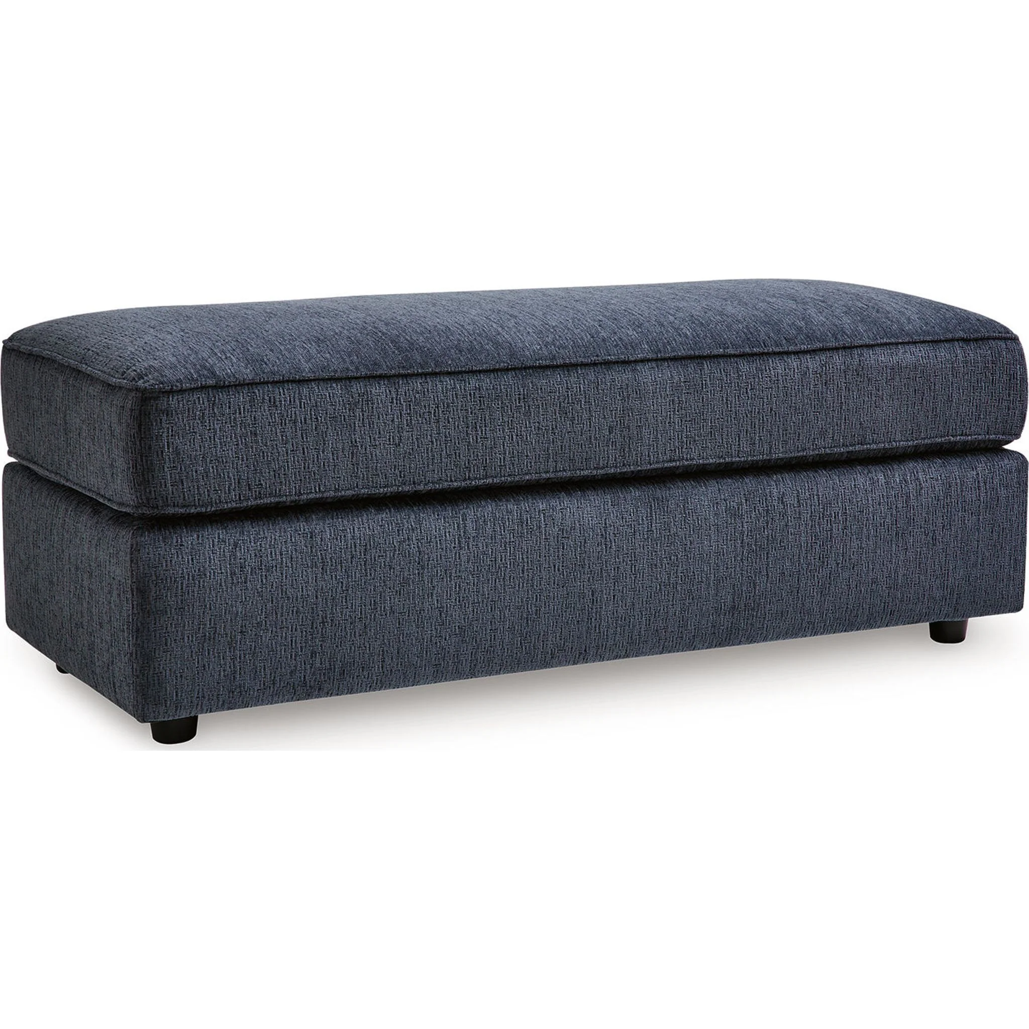Albar Place Oversized Accent Ottoman - Cobalt