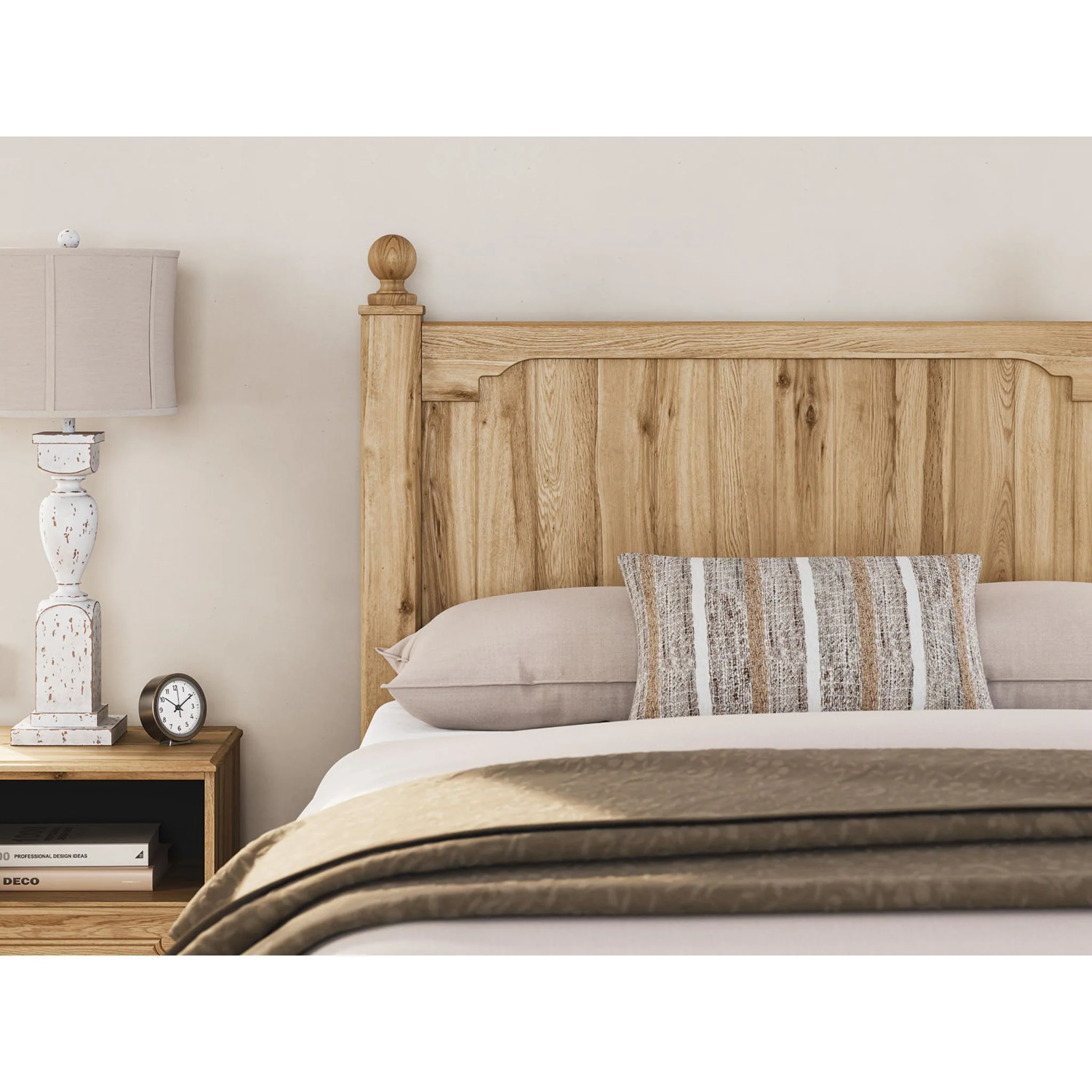 Aleaport 6 Piece Full Panel Bedroom - Warm Brown - Image 15