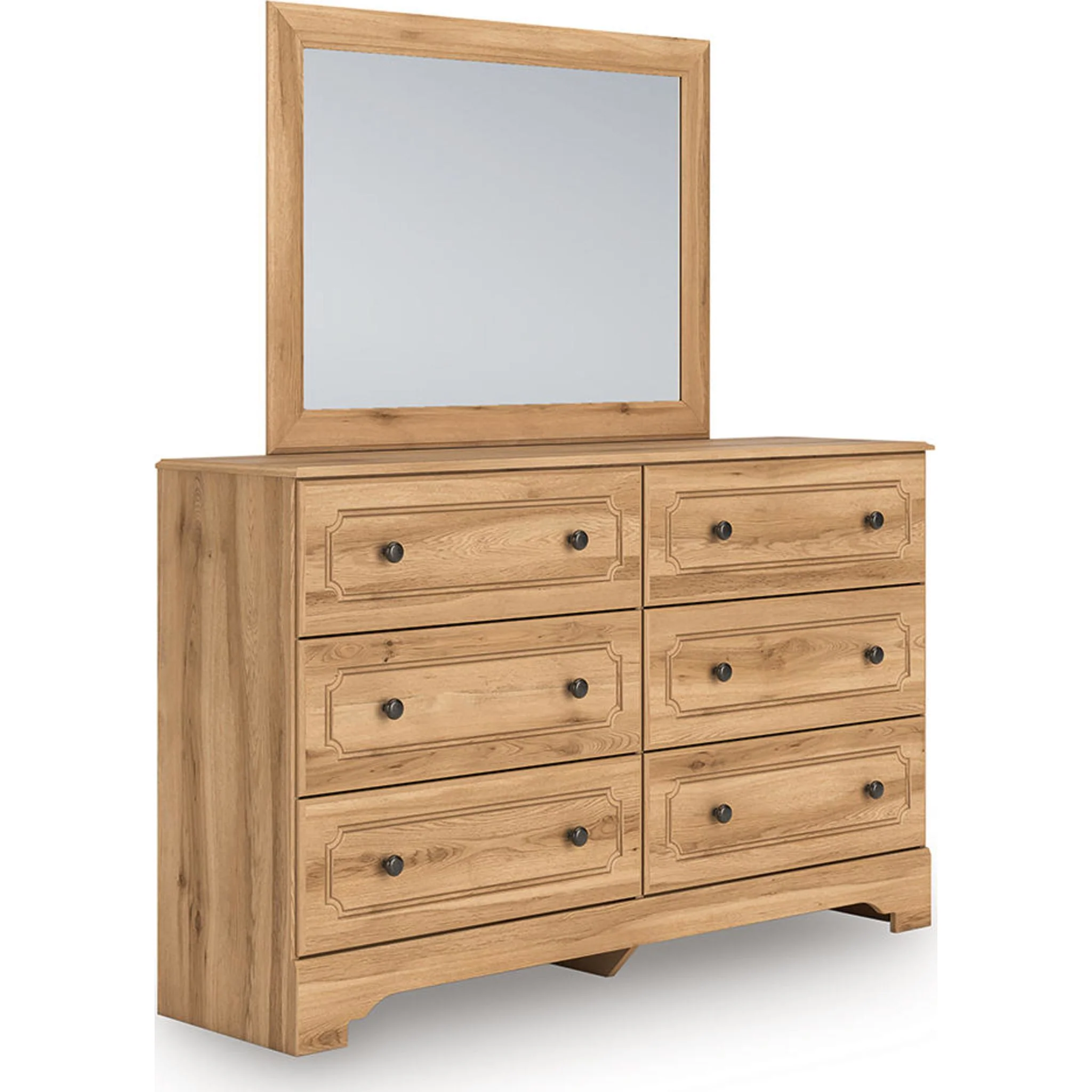 Aleaport 6 Piece Full Panel Bedroom - Warm Brown - Image 4