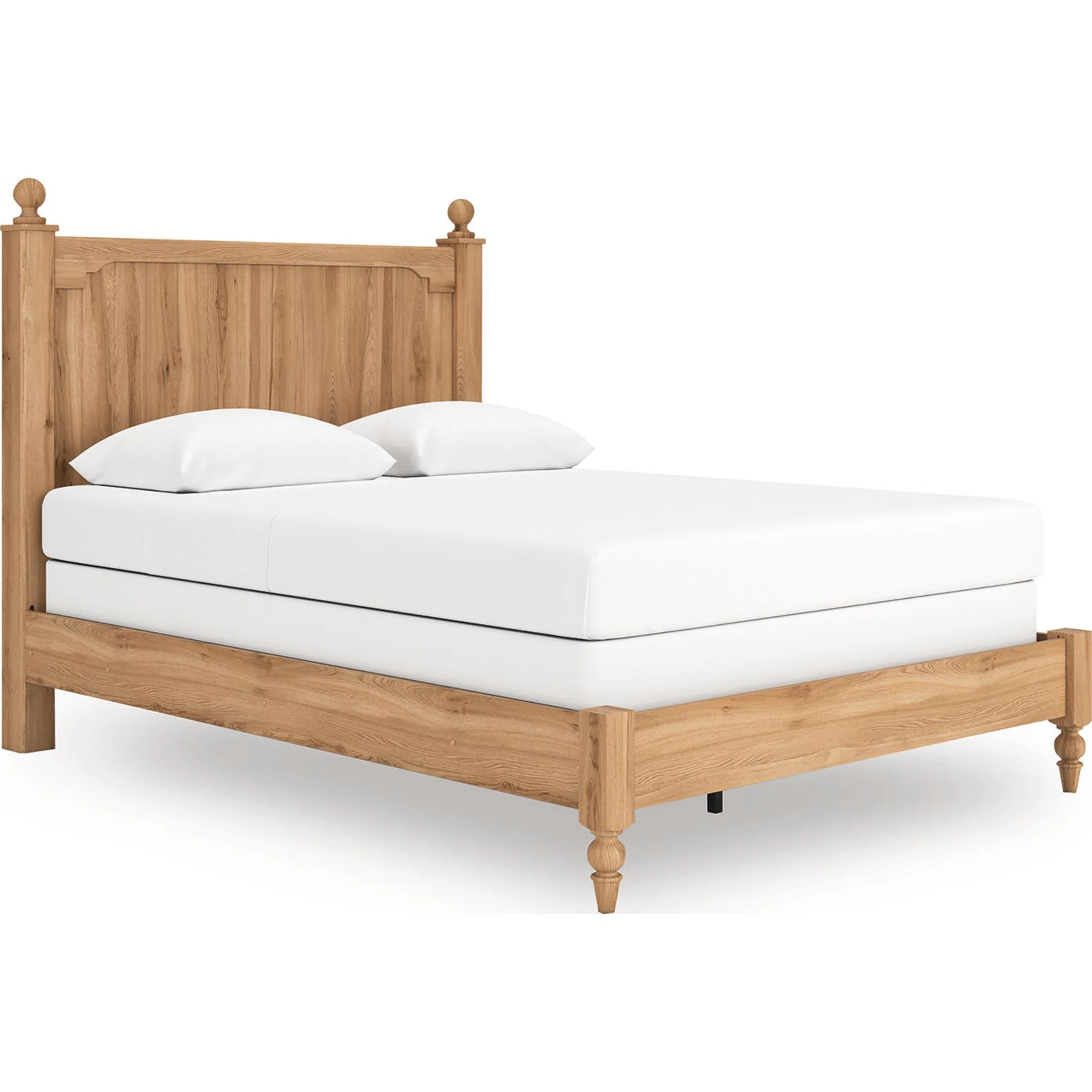 Aleaport 6 Piece Queen Panel Bedroom - Warm Brown - Image 13