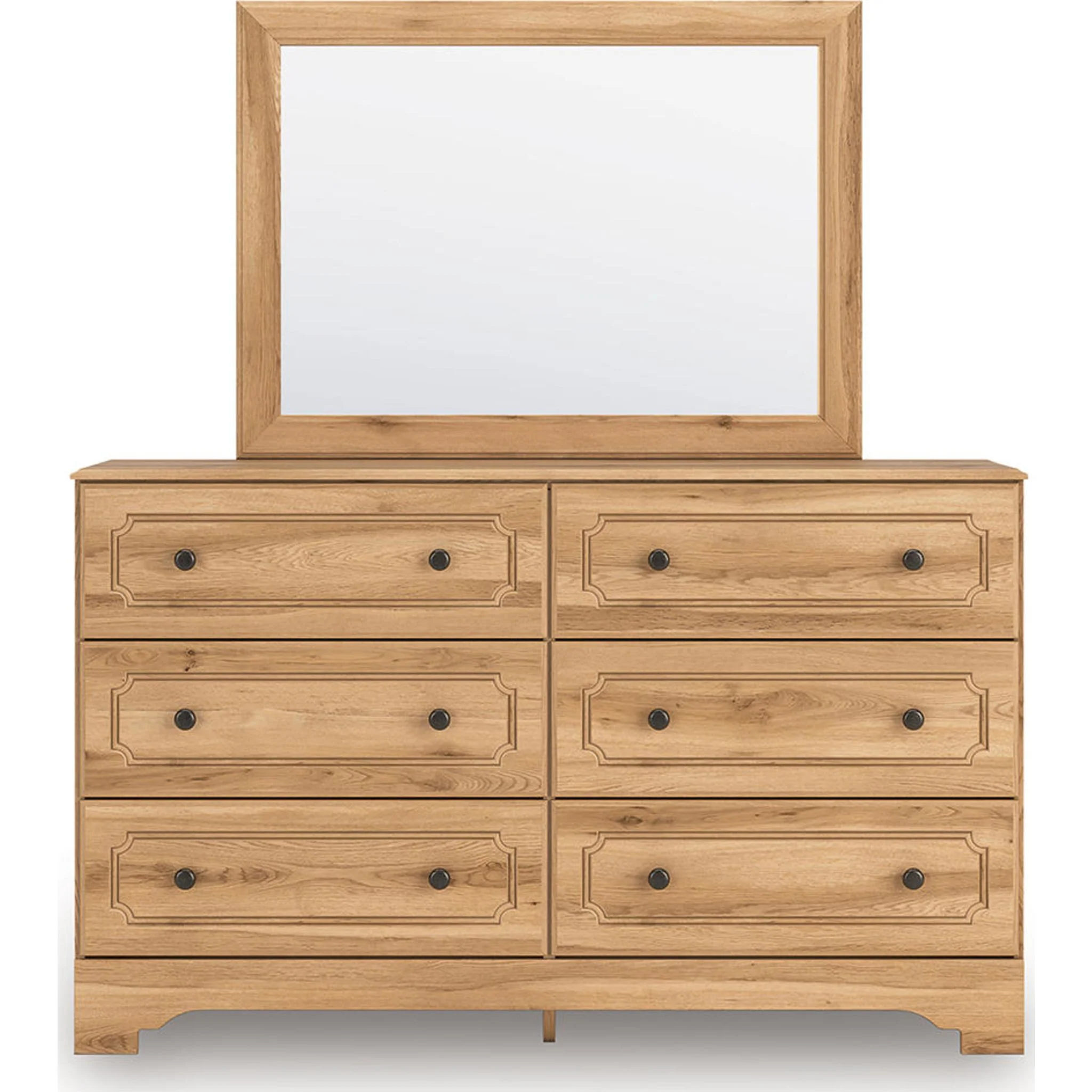 Aleaport 6 Piece Queen Panel Bedroom - Warm Brown - Image 7