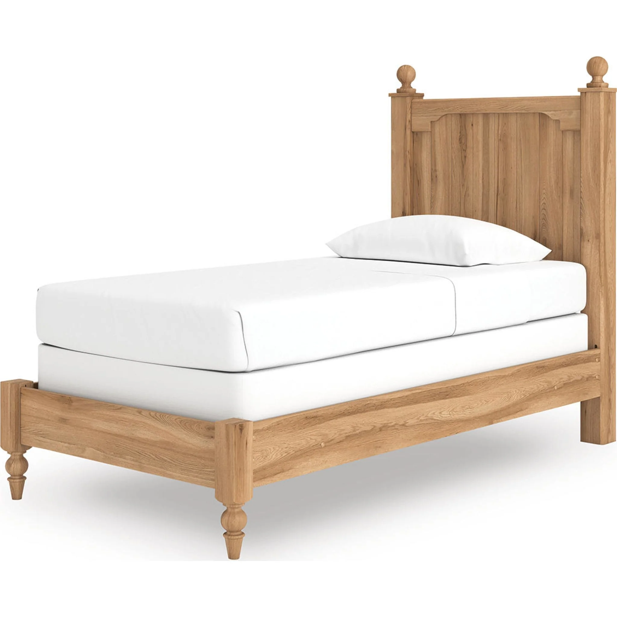Aleaport 6 Piece Twin Panel Bedroom - Warm Brown - Image 11