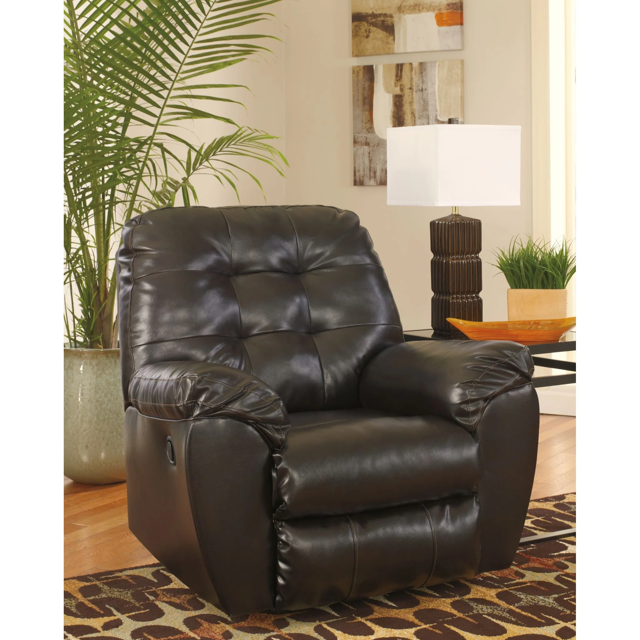 Alliston Rocker Recliner - Chocolate - Image 2