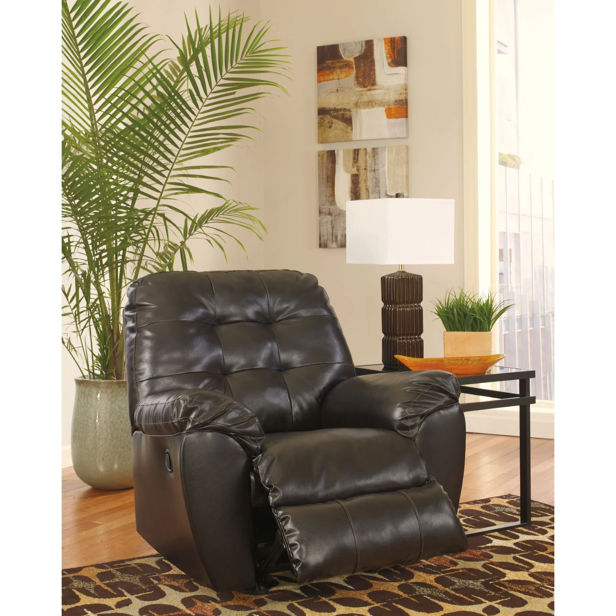 Alliston Rocker Recliner - Chocolate - Image 4