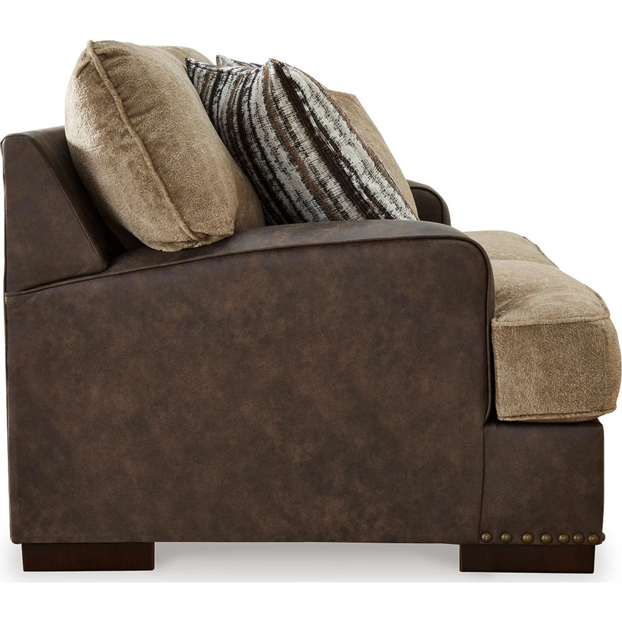 Alesbury Loveseat - Chocolate - Image 6