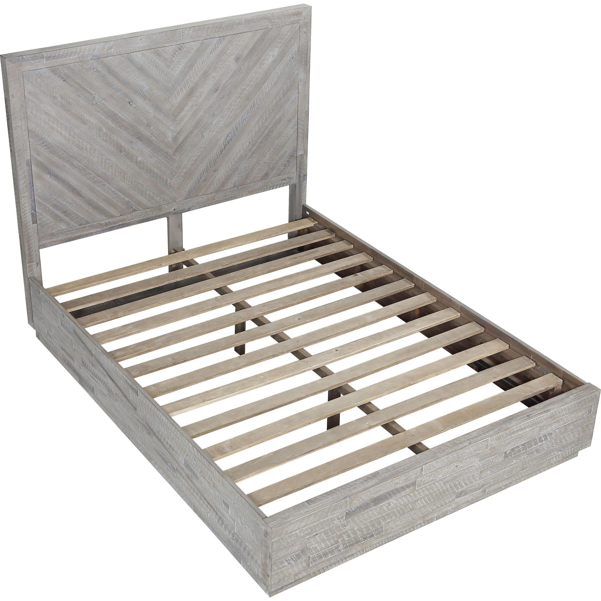 Alexandra Platform Bed - Rustic Latte - Image 2