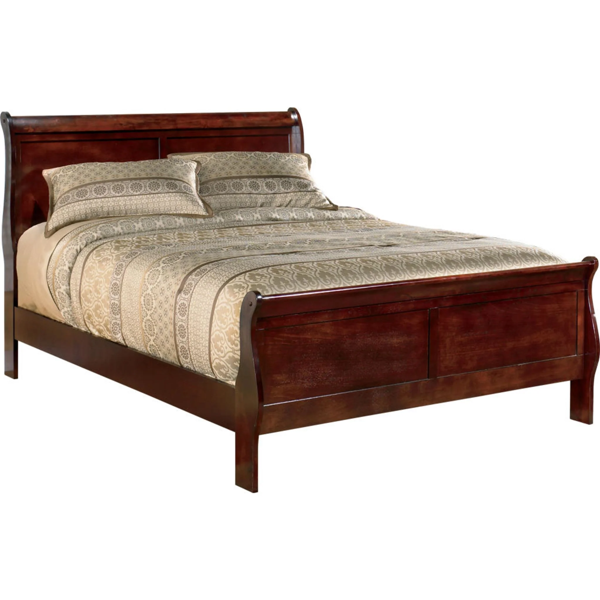 Alisdair 5 Piece Queen Sleigh Bedroom - Dark Brown - Image 20