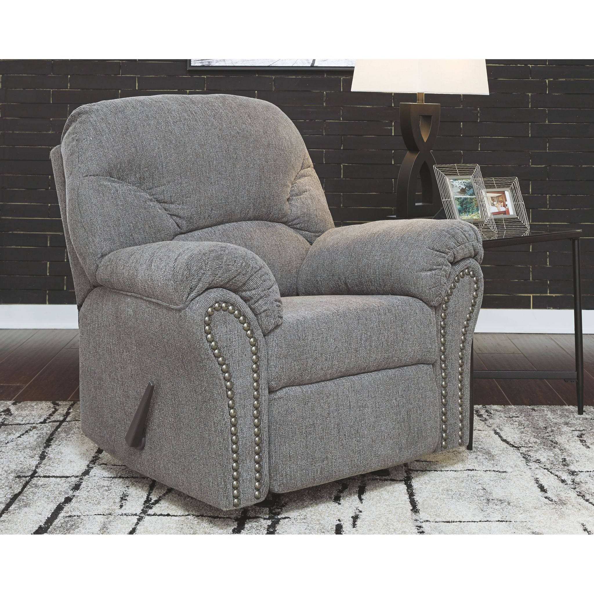 Allmaxx Rocker Recliner - Pewter - Image 3