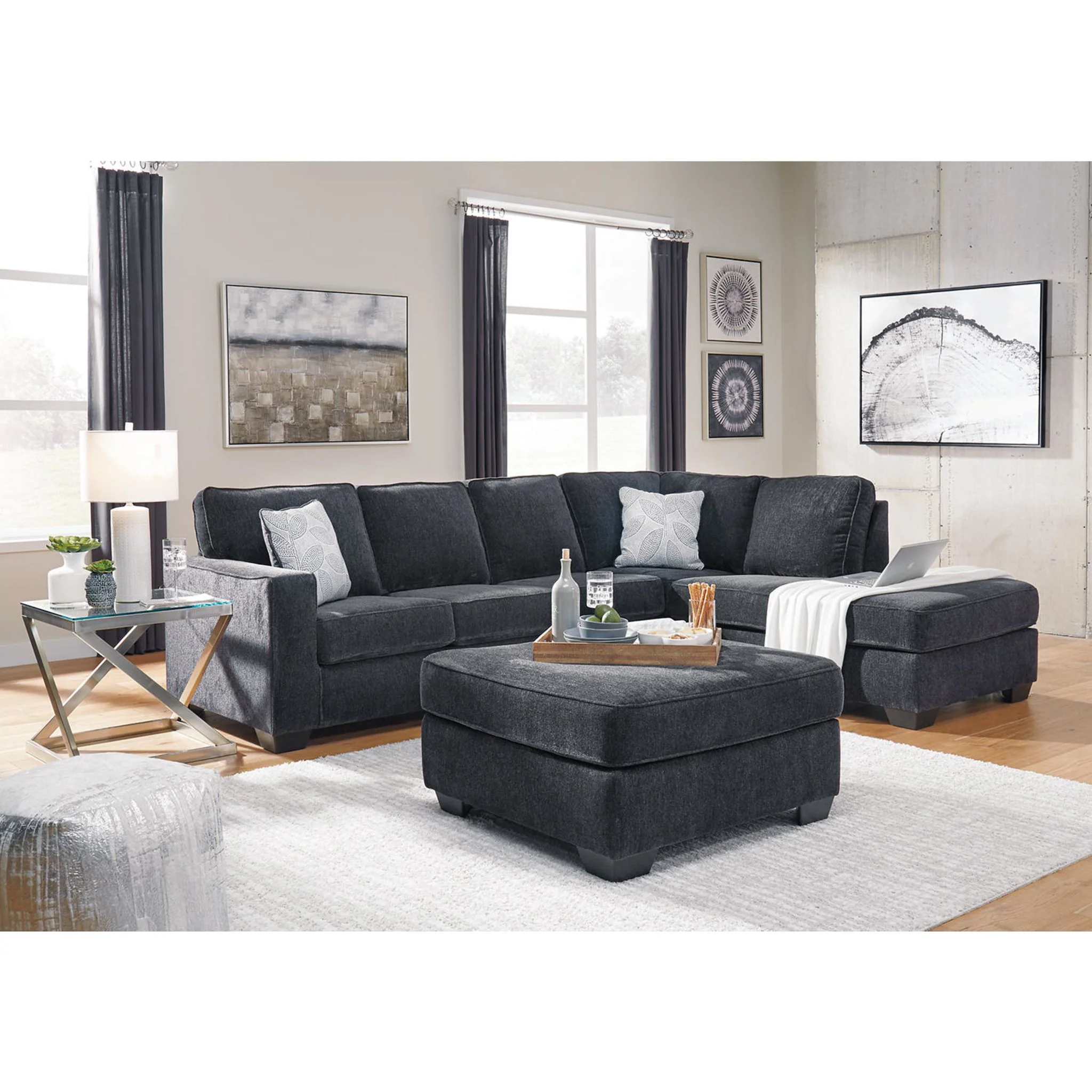 Altari 2 Piece Sleeper Sectional with Chaise - Image 12
