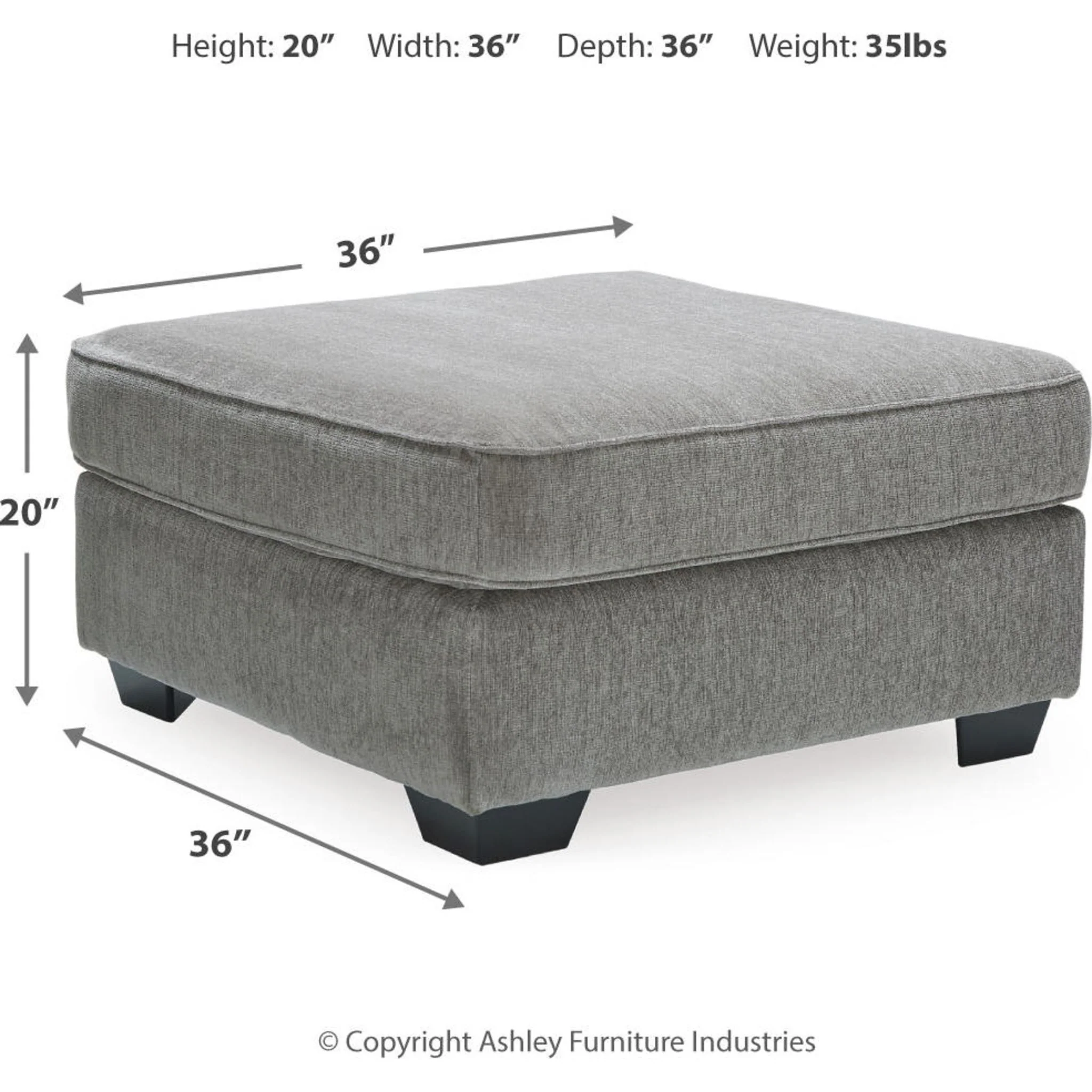 Altari Oversized Accent Ottoman - Image 13