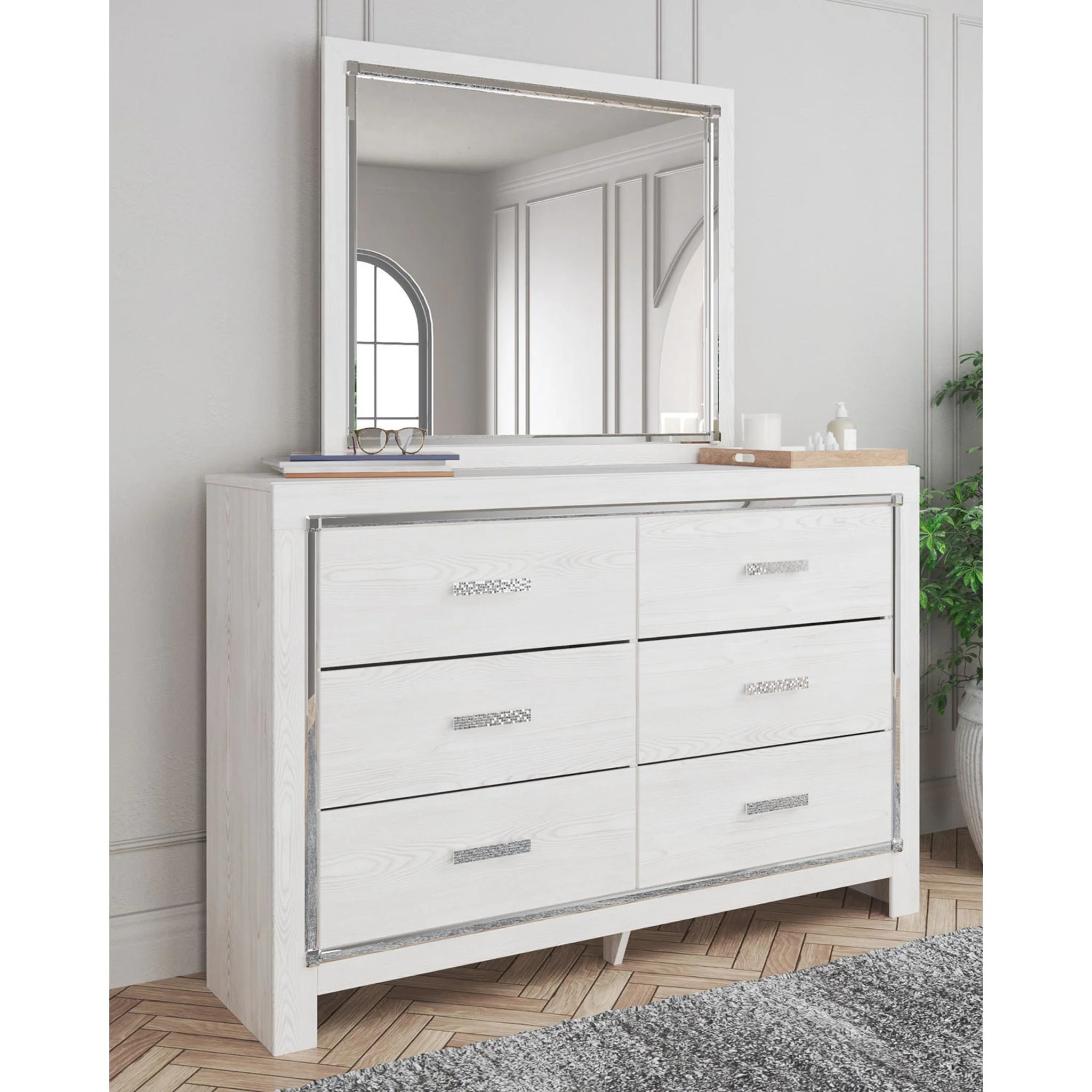 Altyra Dresser and Mirror - White - Image 13
