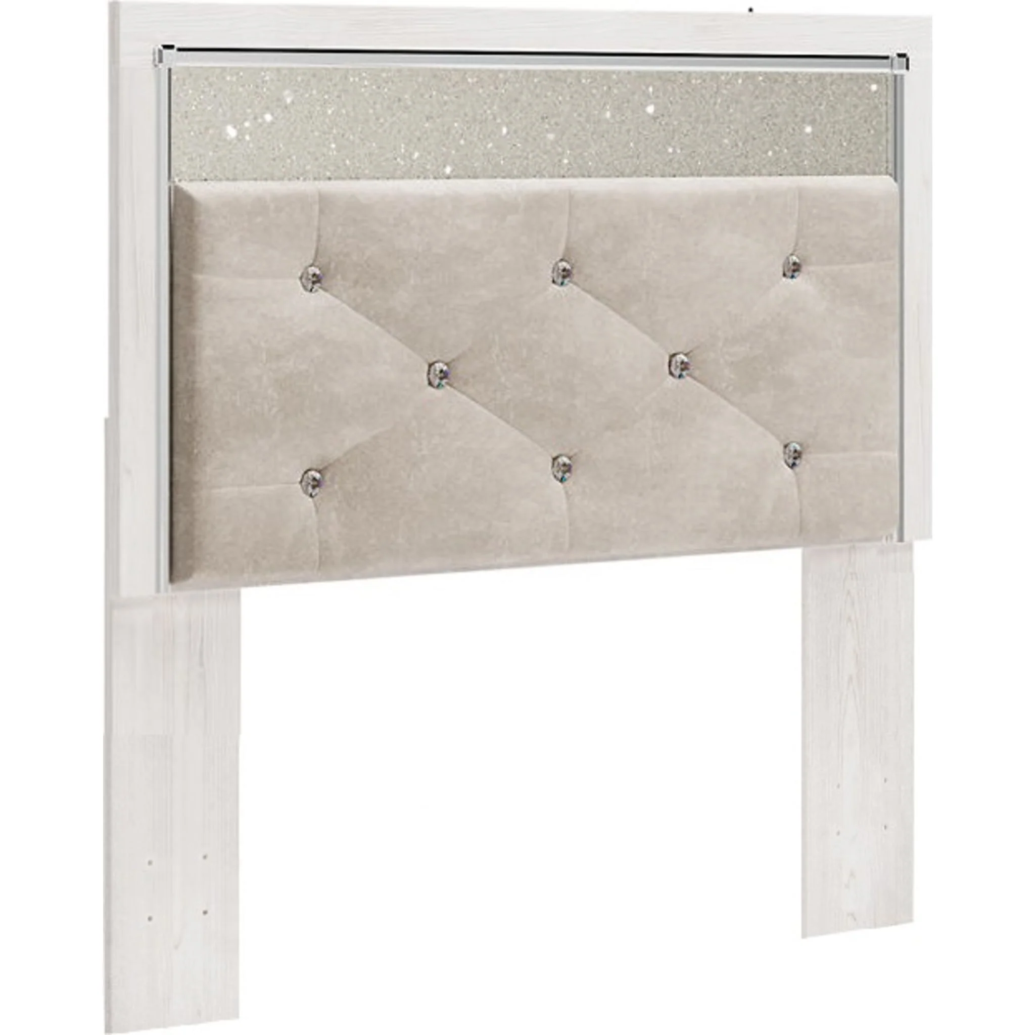 Altyra Full Panel Headboard - White