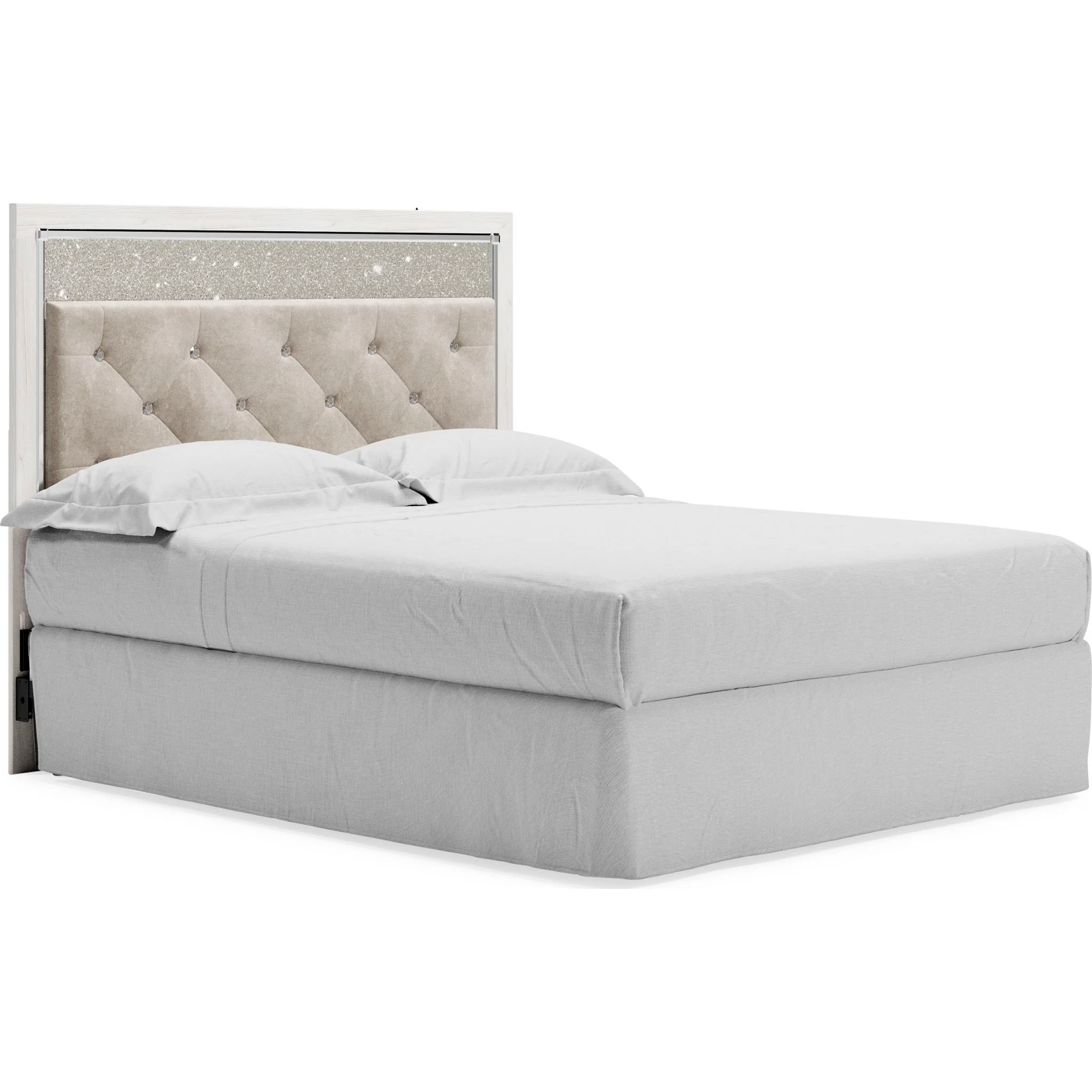 Altyra Full Panel Headboard - White - Image 3