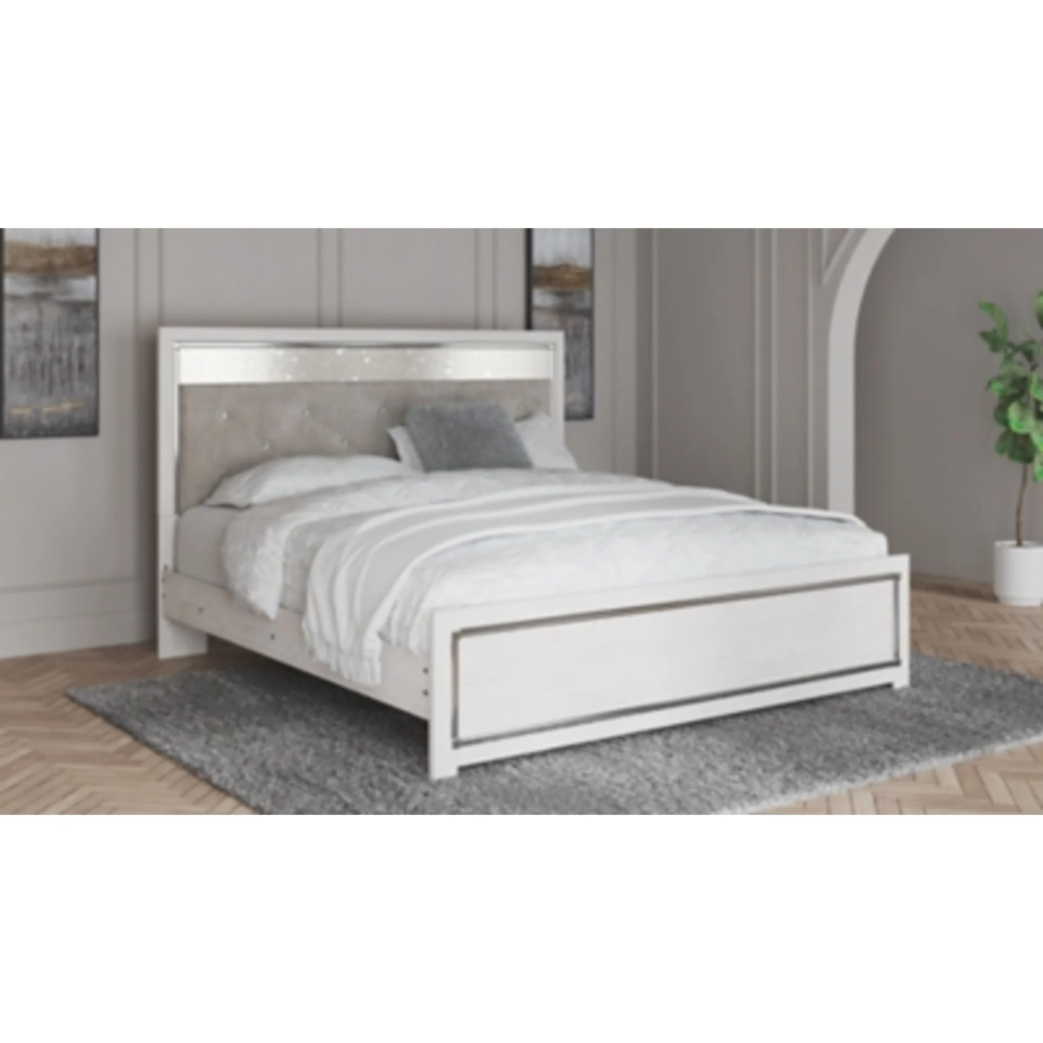 Altyra Panel Bed - White - Image 27