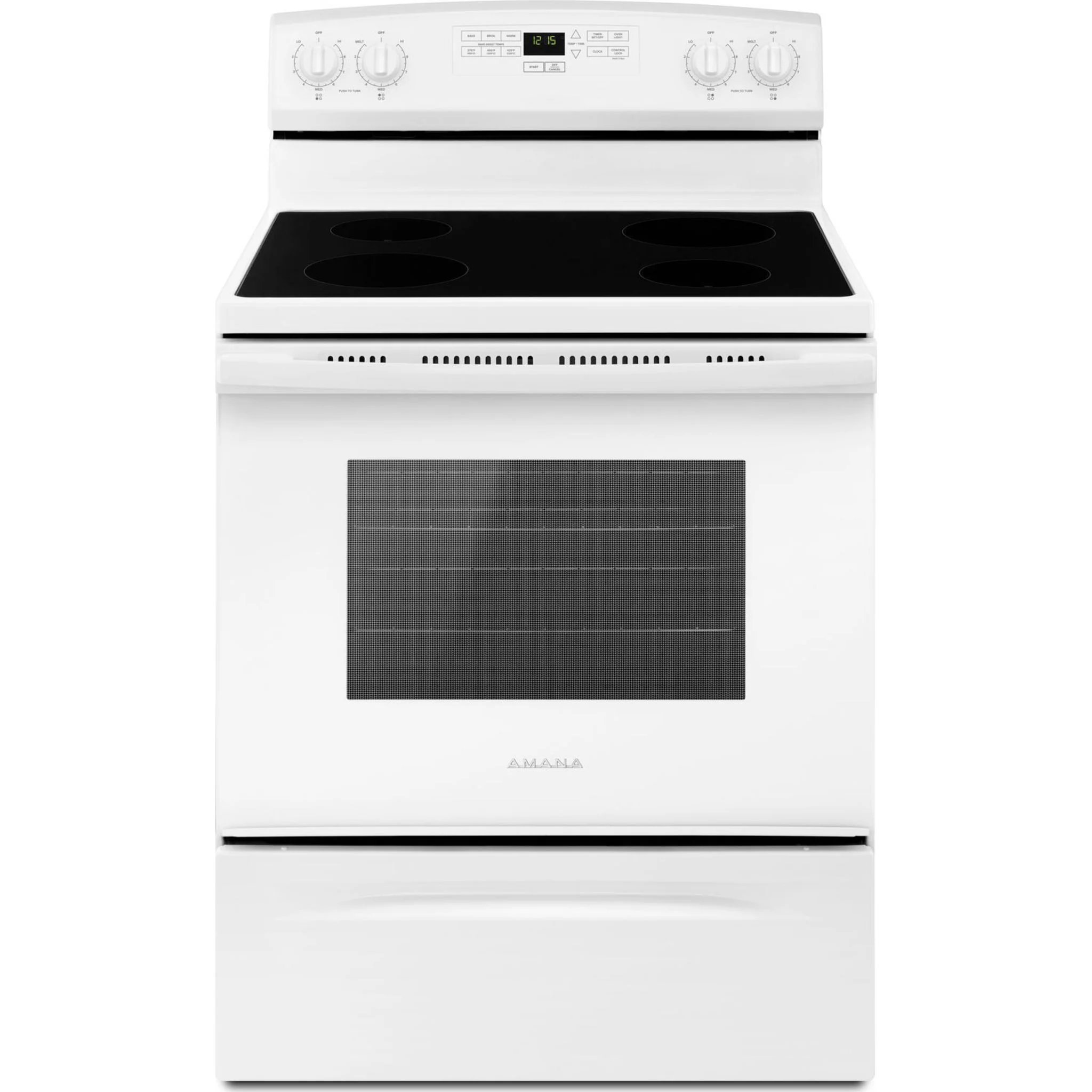 Amana 30-inch Electric Range with Extra-Large Oven Window -White (YAER6303MFW) - Image 6