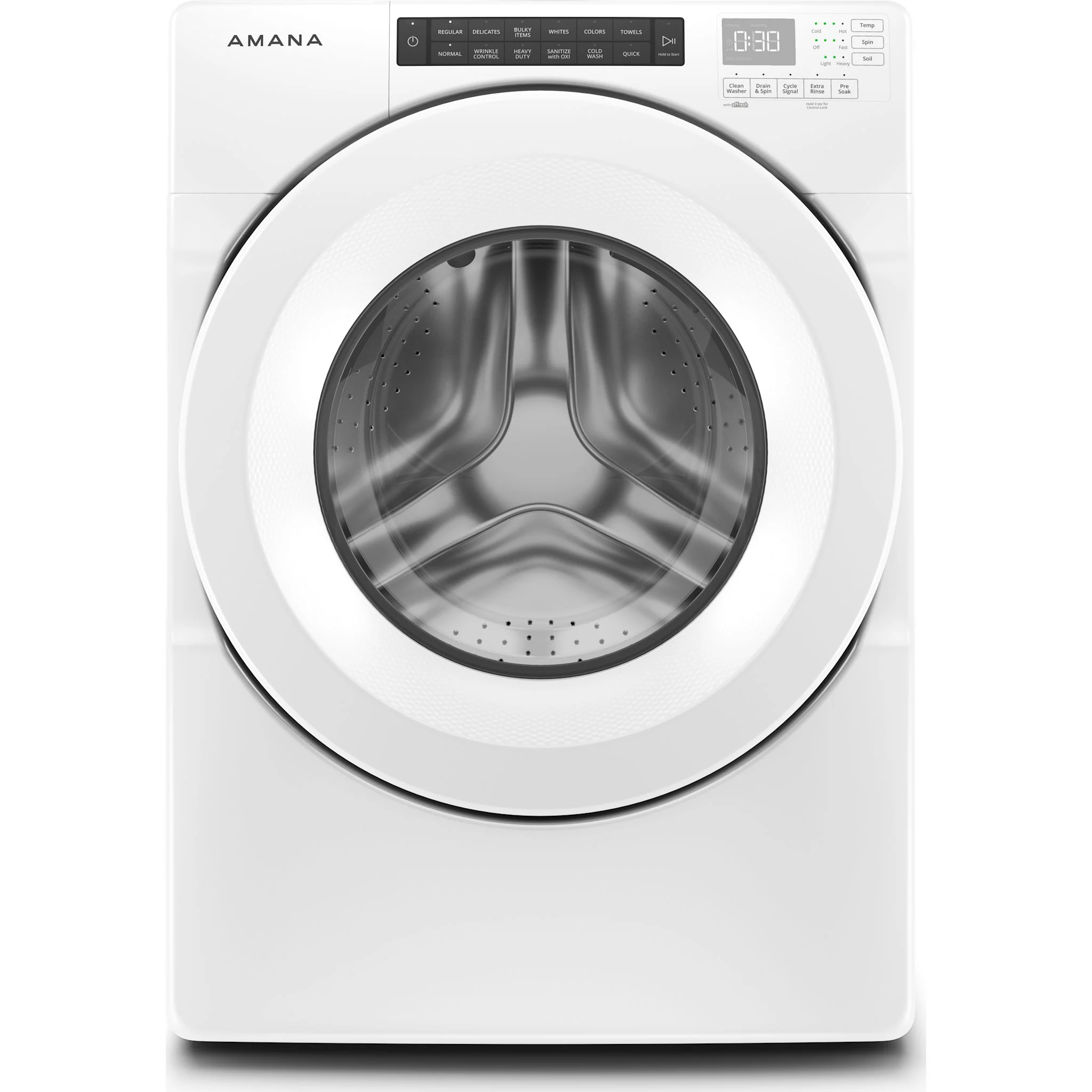 Amana 5.0 cu. ft. I.E.C. ENERGY STAR Qualified Front Load Washer -White (NFW5800HW)