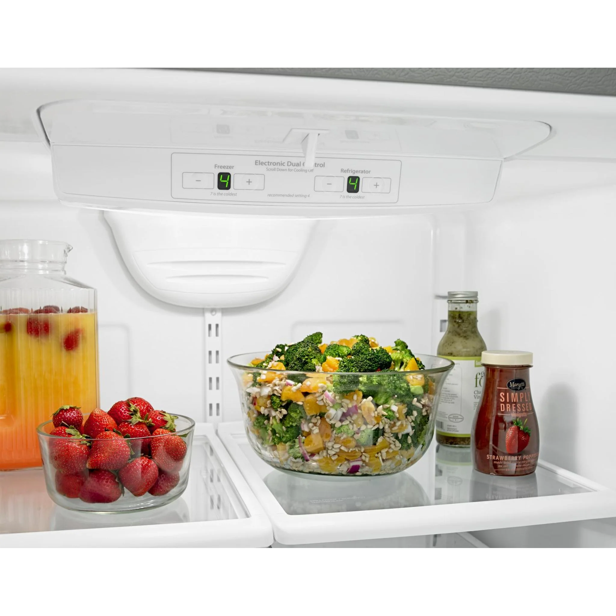 Amana 22 cu. ft. Bottom-Freezer Refrigerator with Large Capacity -White-on-White (ABB2224BRW) - Image 16