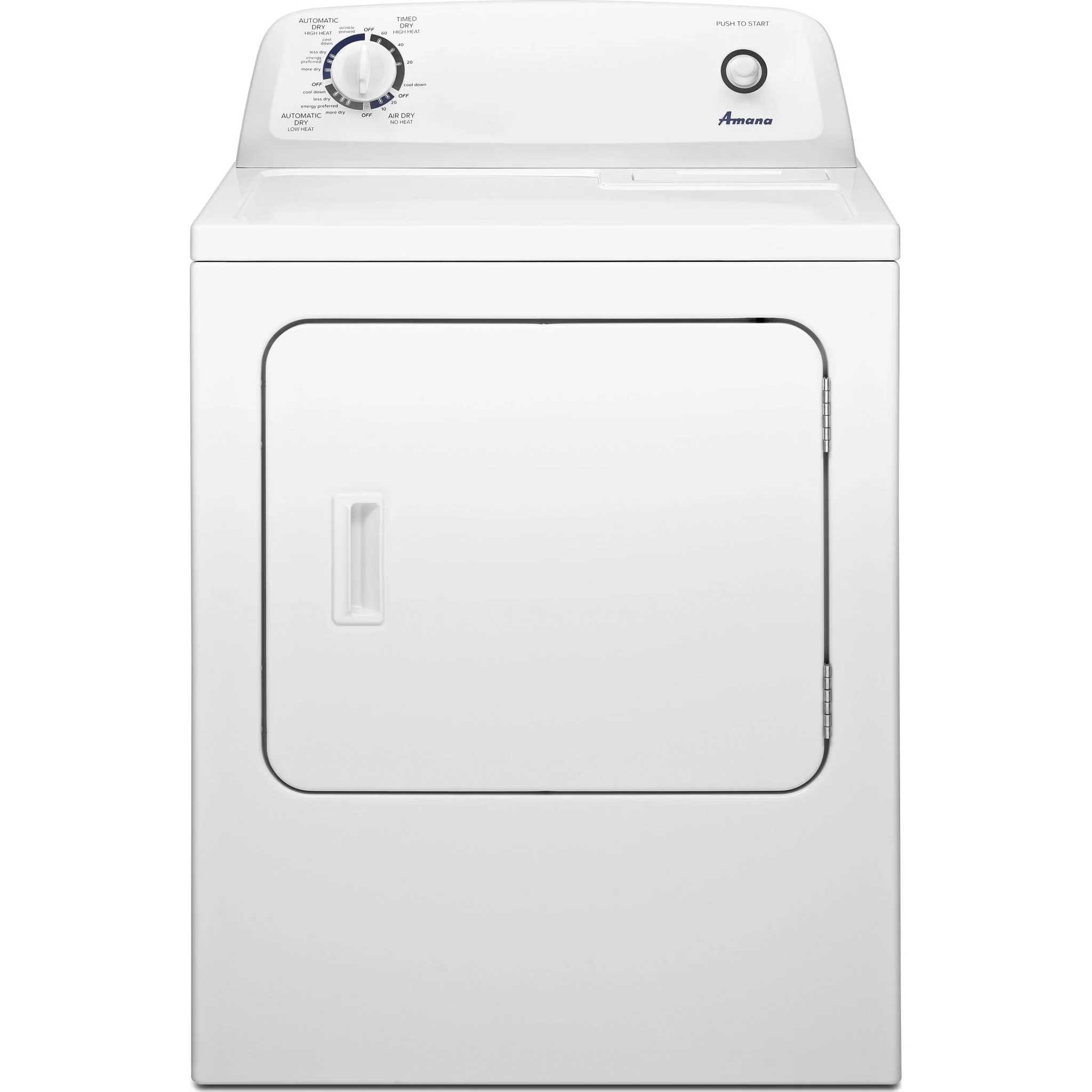 Amana 6.5 cu. ft. Top-Load Electric Dryer with Automatic Dryness Control -White (YNED4655EW)