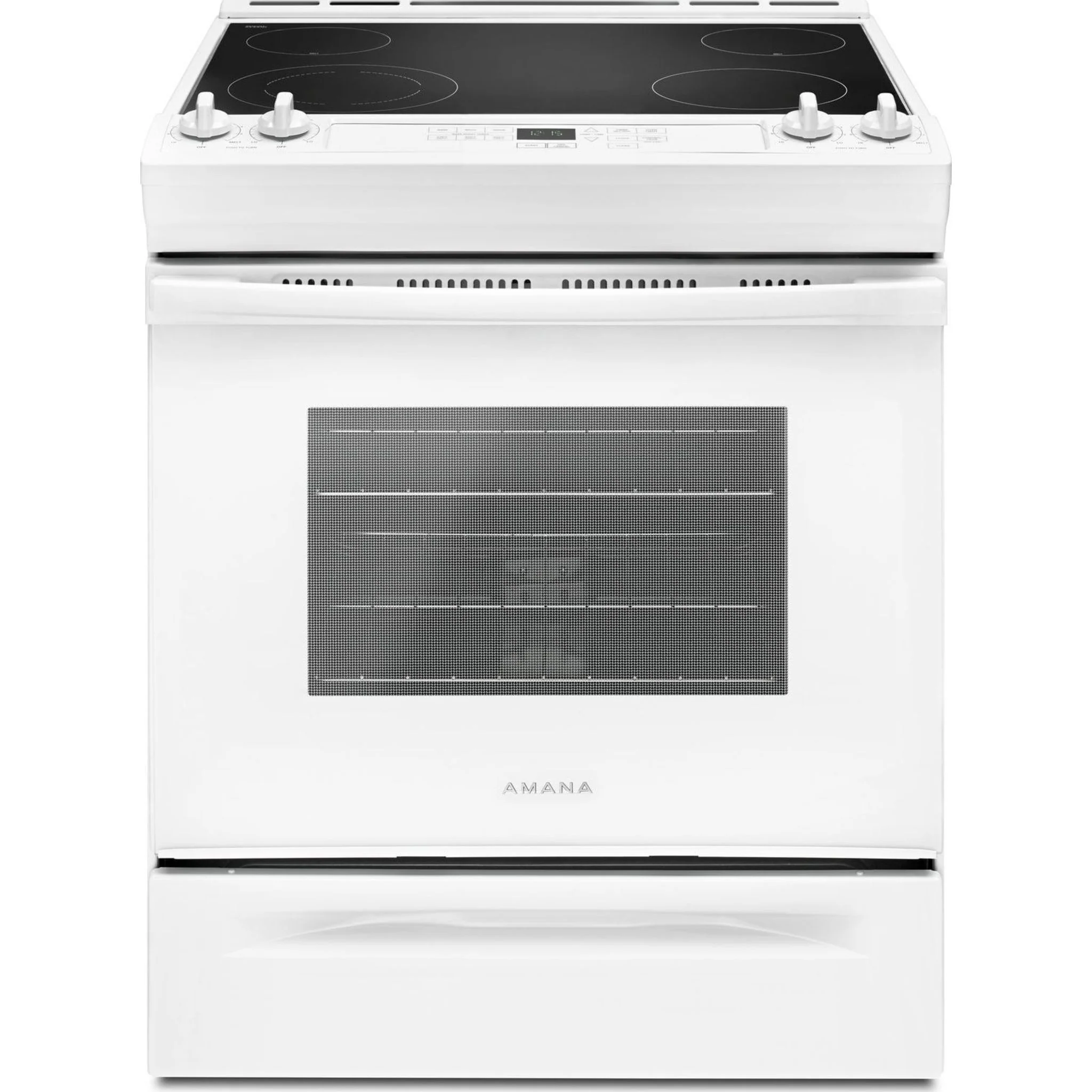 Amana 30" Electric Range with Front Console - White (YAES6603SFW) - Image 5