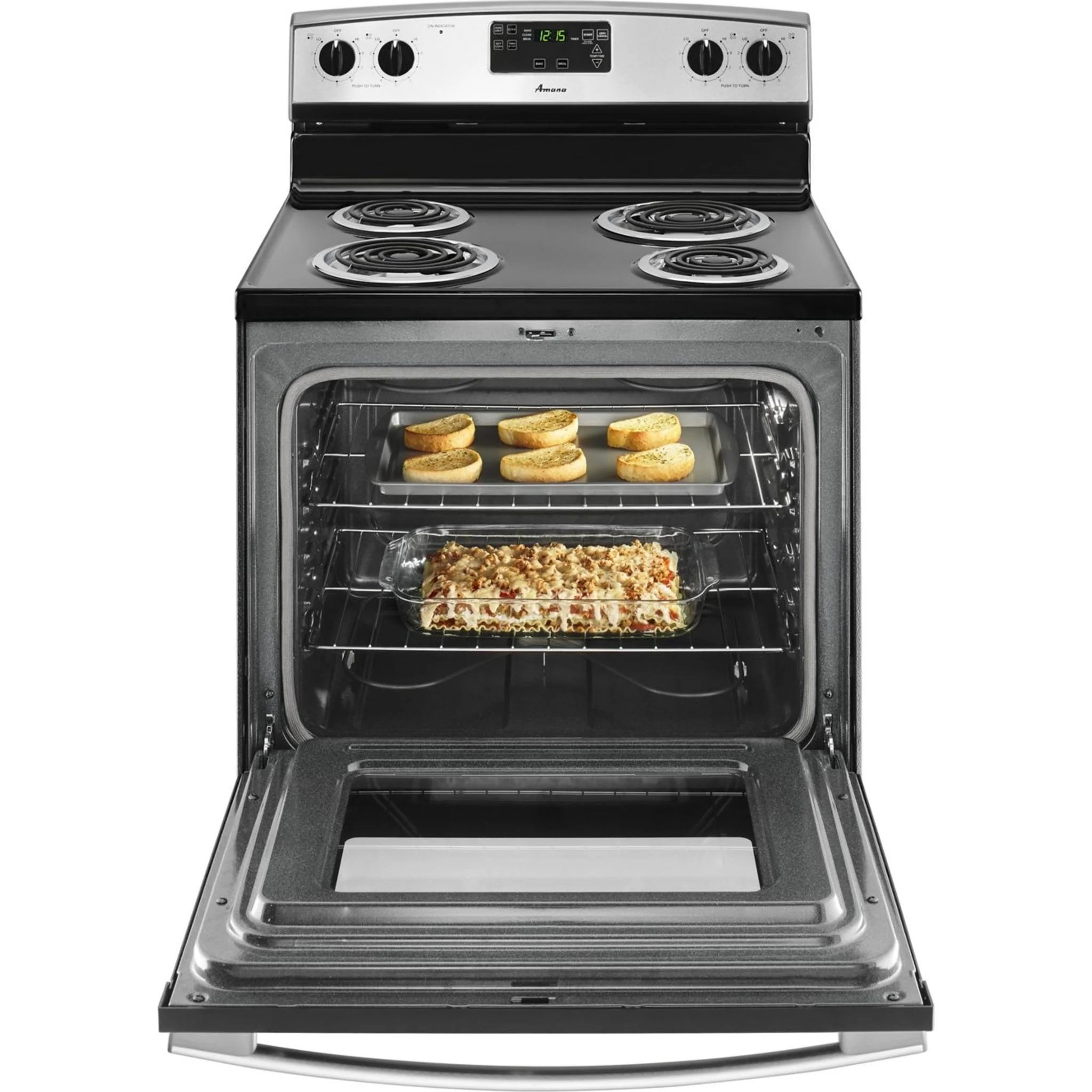 Amana 30" Electric Range with Front Console - White (YAES6603SFW) - Image 6