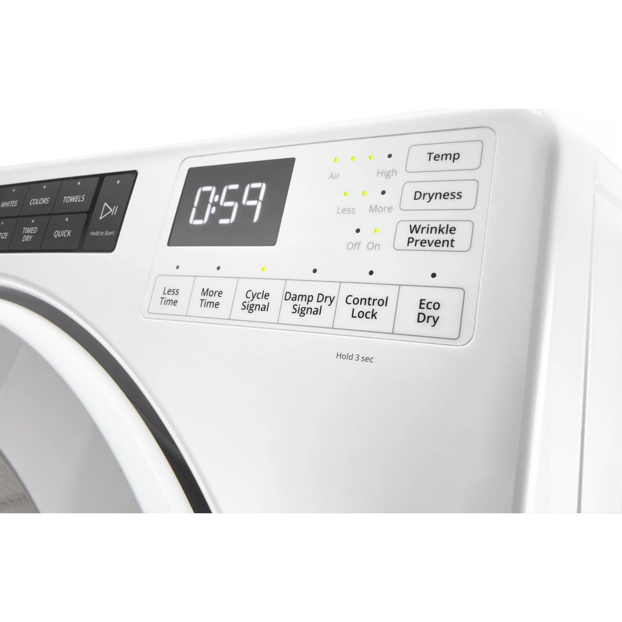 Amana GasS 7.4 cu. ft. 12 Cycles 4 Temperatures Powder Coated Drum Energy Star - White (NGD5800HW) - Image 20